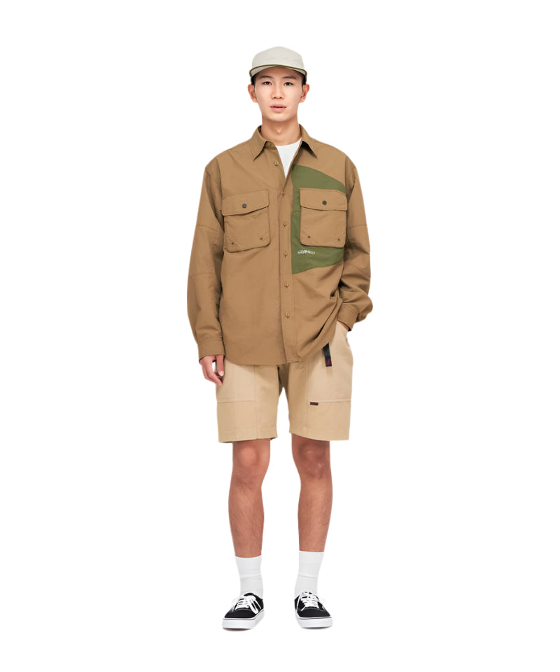 NYLON BRENTWOOD SHIRT / GRAMICCI / COYOTE
