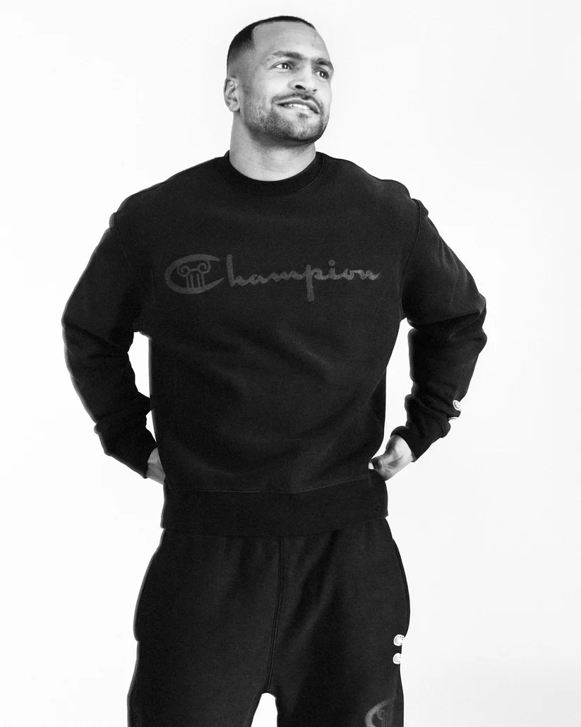 Aries x Champion Decentralised Sweat / BLACK