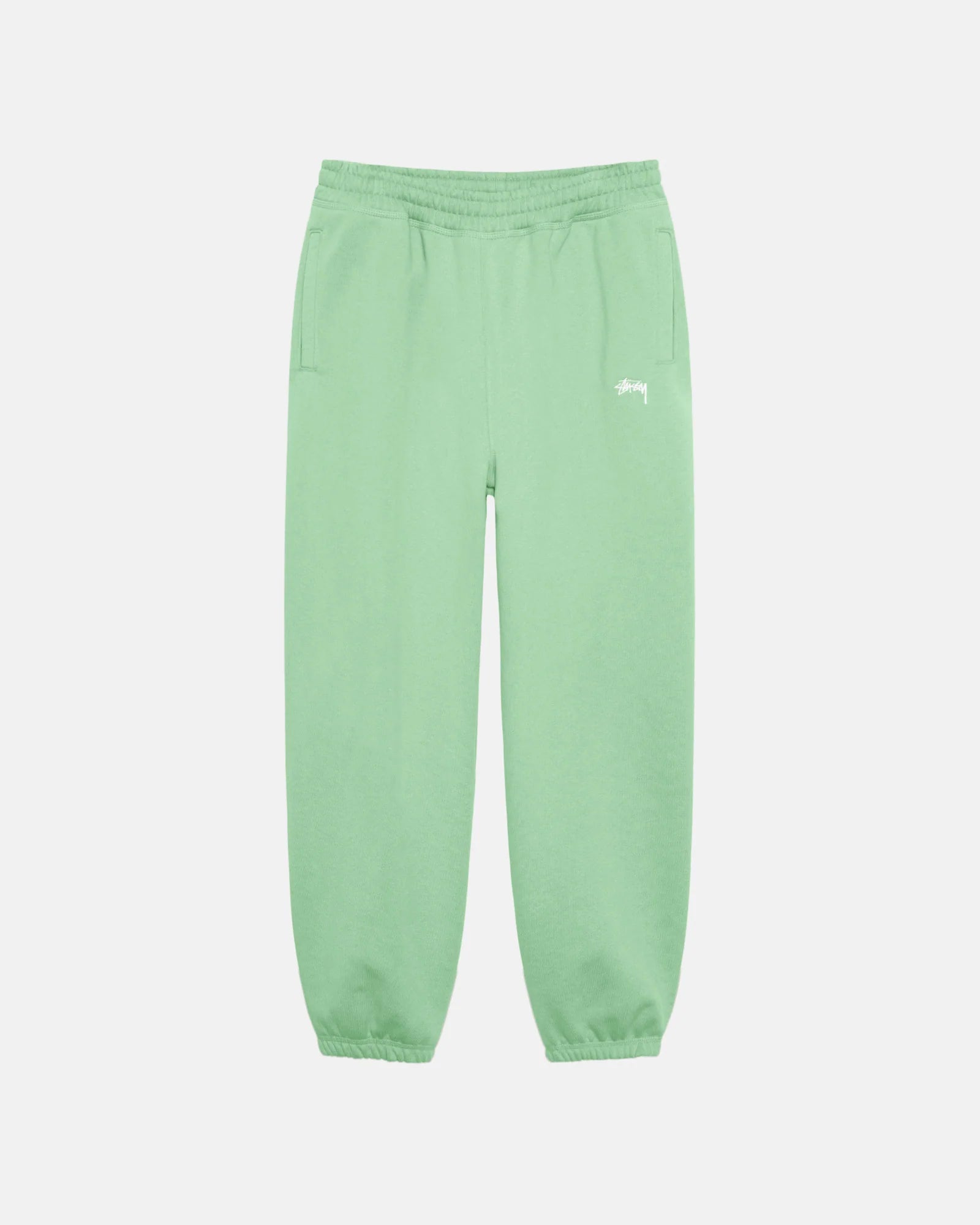 STOCK LOGO SWEATPANT / STUSSY / ZEPHYR GREEN