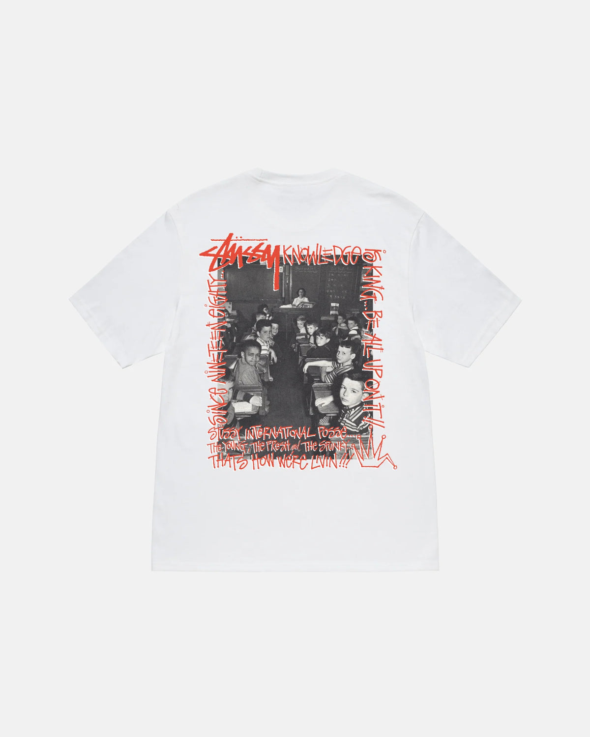 CLASSROOM TEE / STUSSY / WHITE