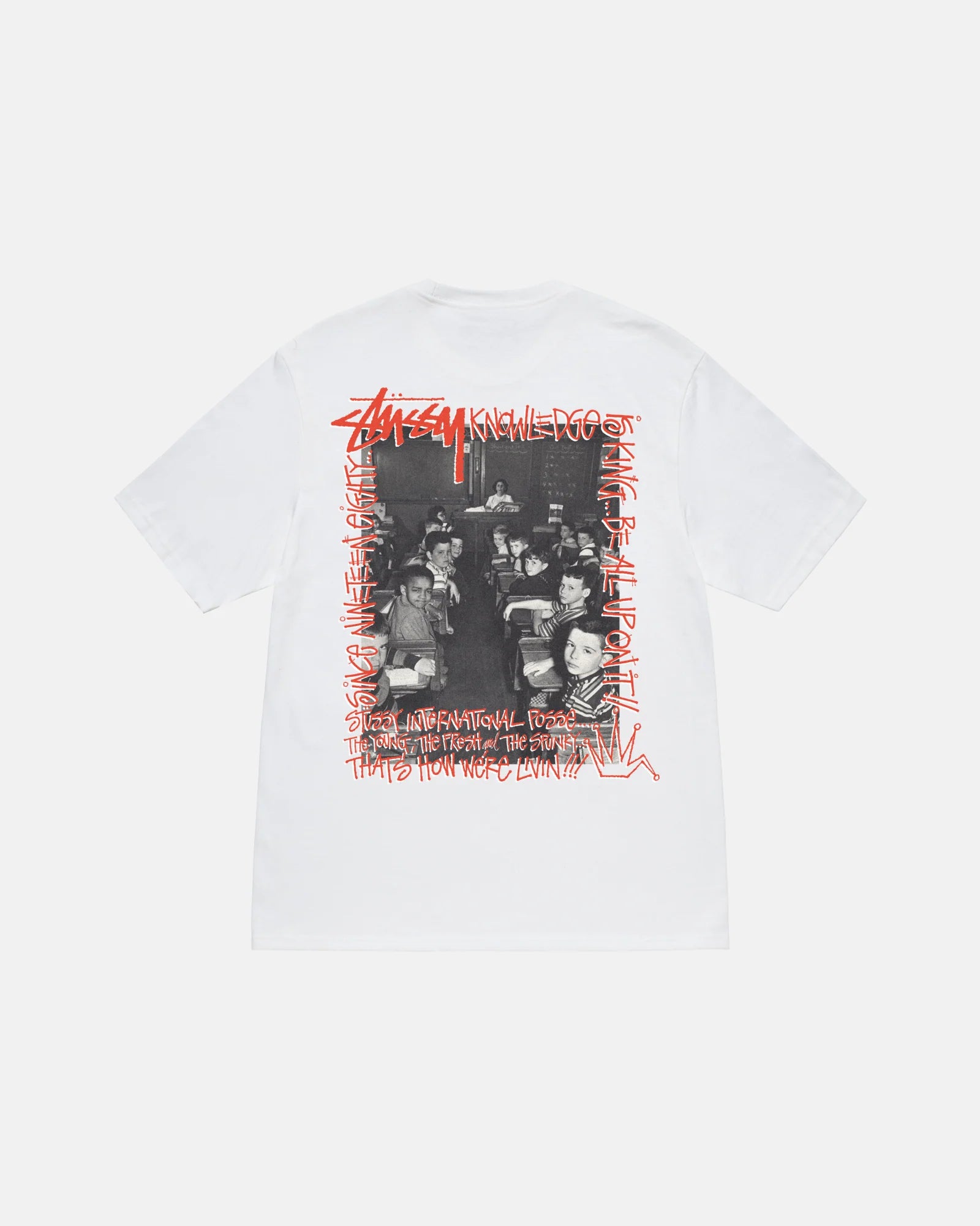 CLASSROOM TEE / STUSSY / WHITE