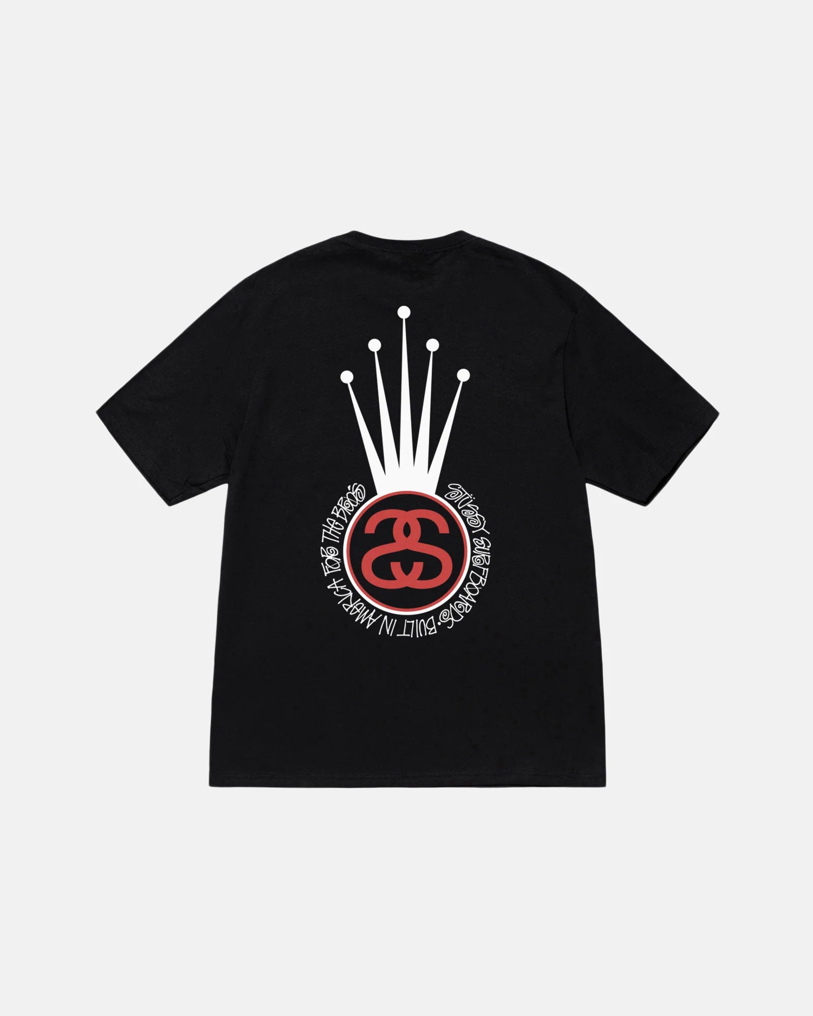 CROWN LINK TEE / STUSSY / BLACK