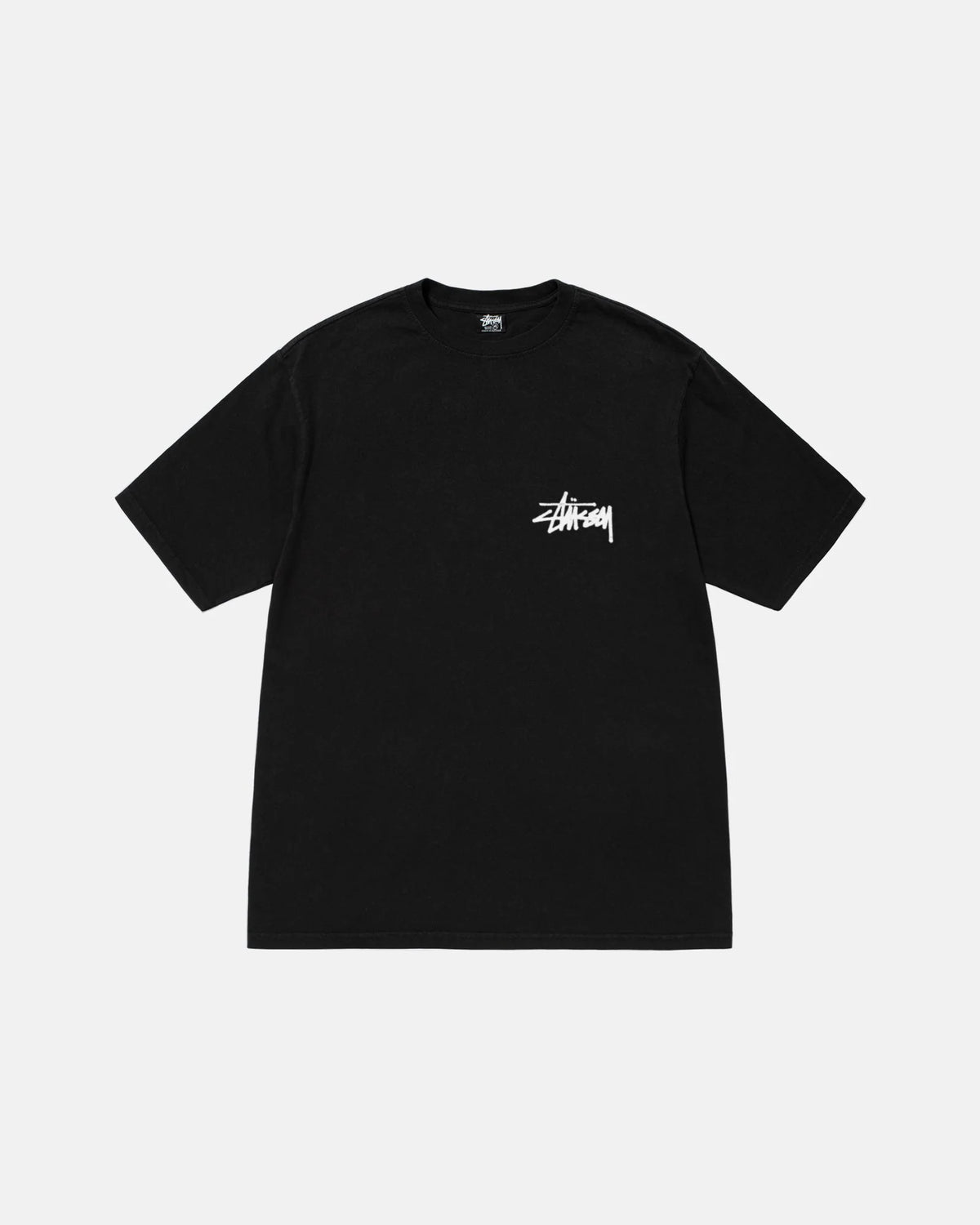 OLD PHONE TEE PIGMENT DYED / STUSSY / BLACK