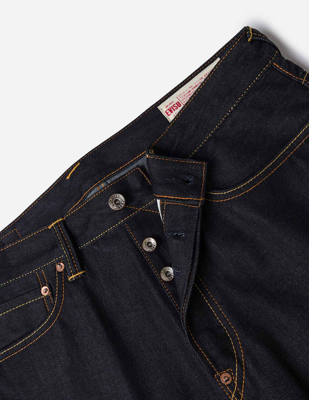 Seagull Print Pockets Regular Fit Jeans #2020 / EVISU / INDIGO