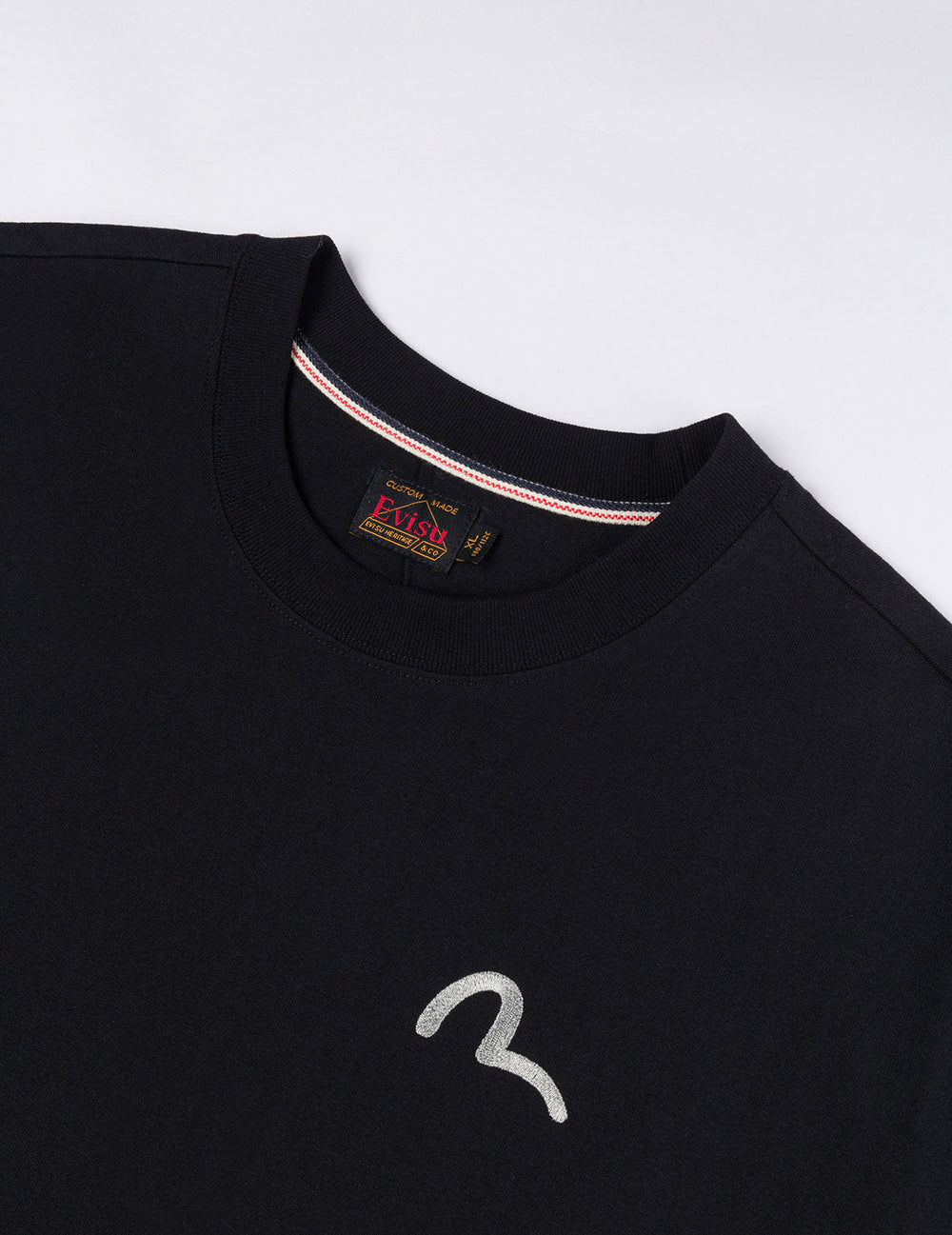 Seagull Embroidery T-shirt / EVISU / BLACK