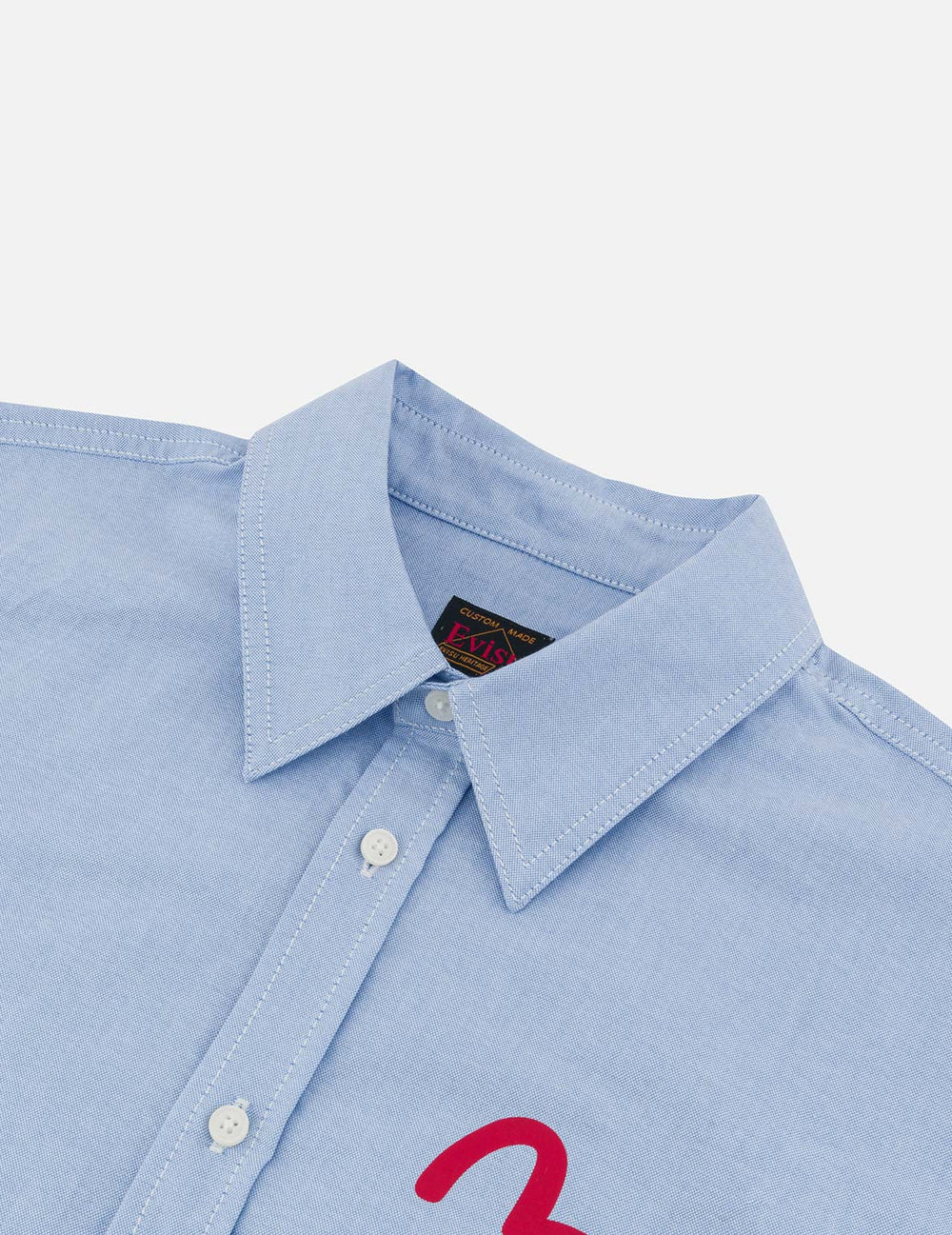 Seagull Print Oxford Shirt / EVISU / BLUE