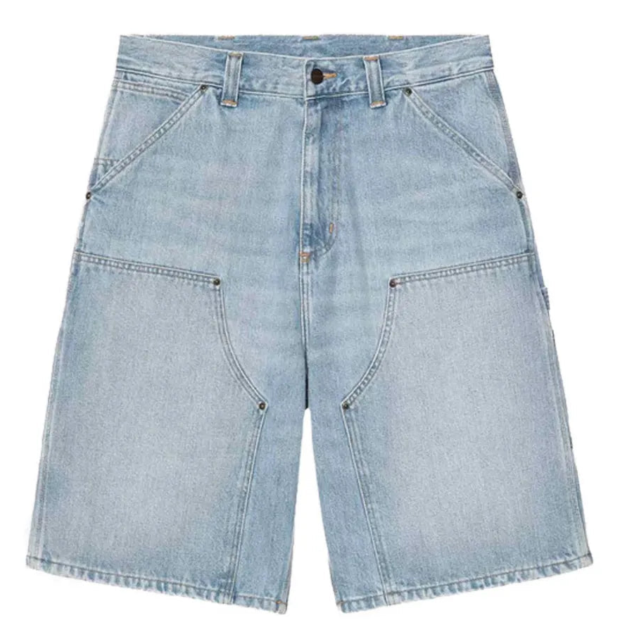 OG Double Knee Short / CARHARTT WIP / BLUE HEAVY WORN BLEACHED