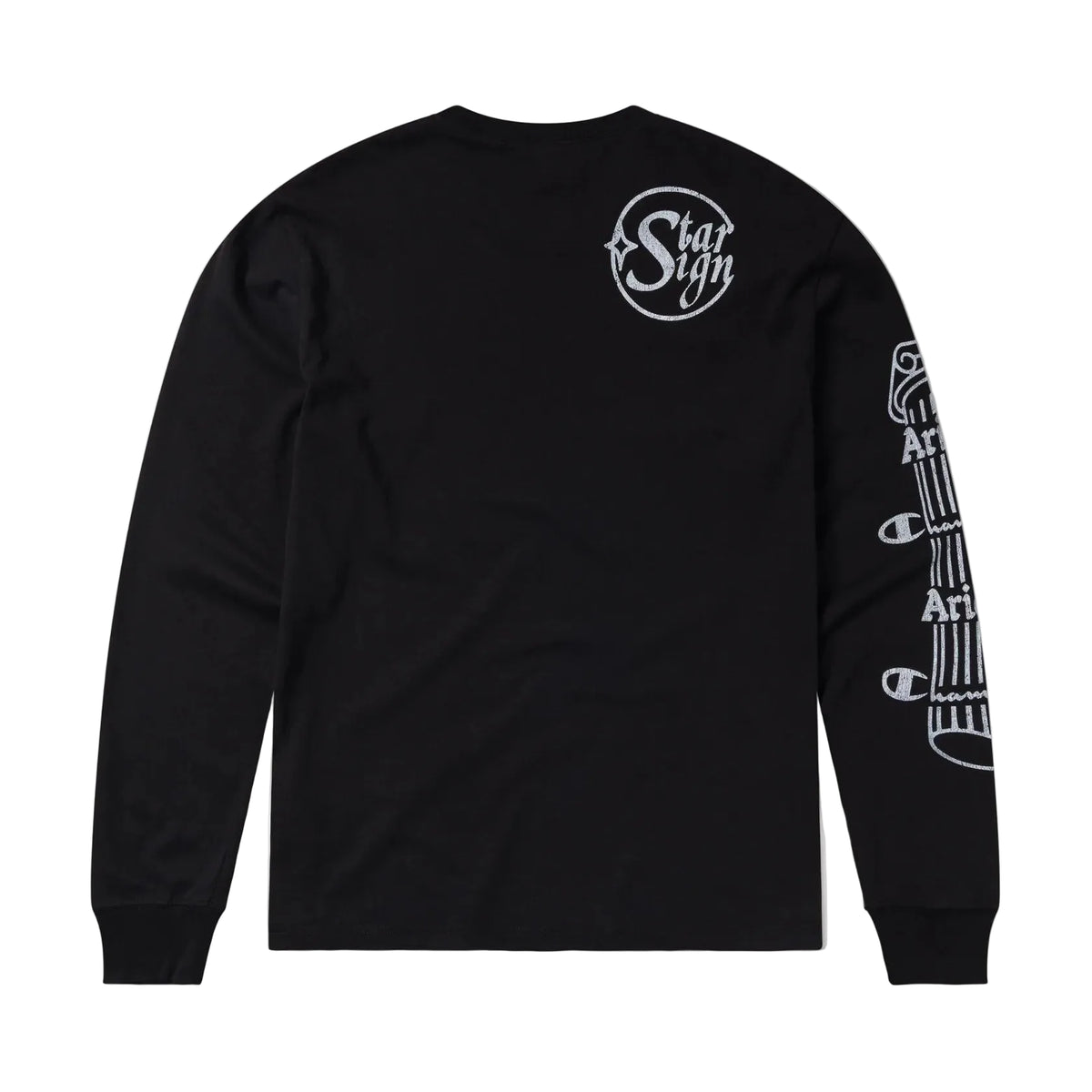 Aries x Champion Sponsor LS Tee / black