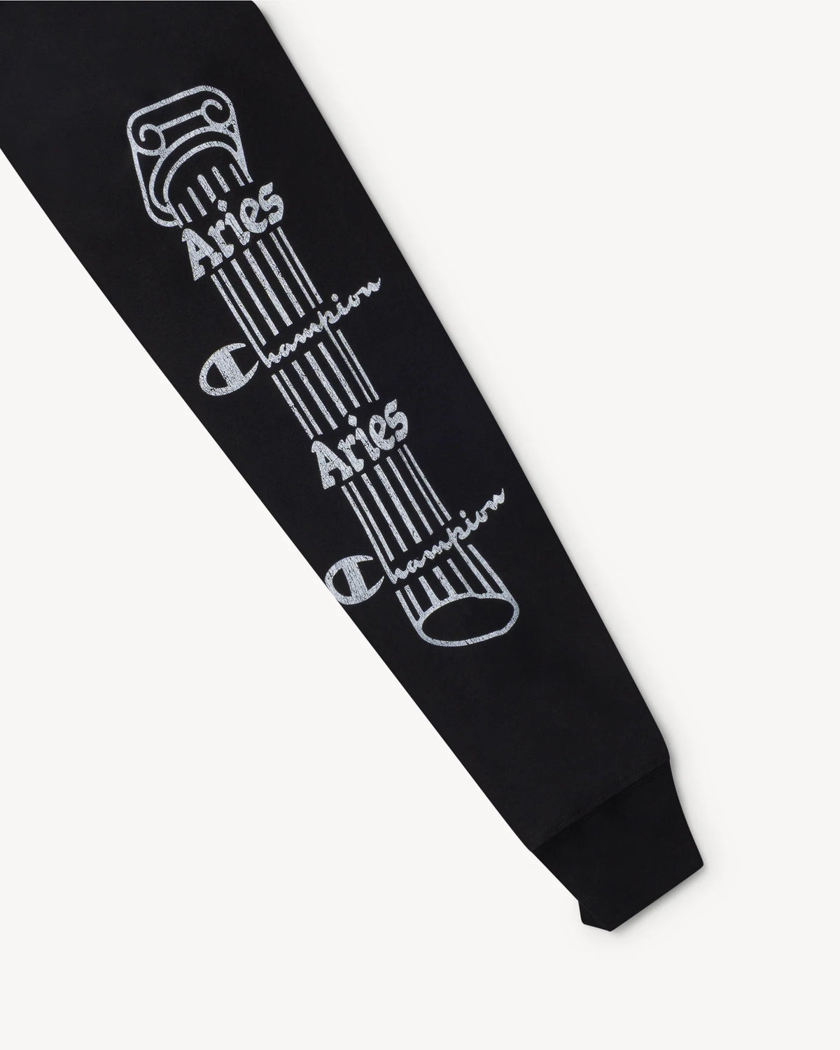 Aries x Champion Sponsor LS Tee / black