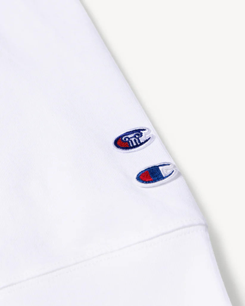 Aries x Champion Stars LS Tee / white