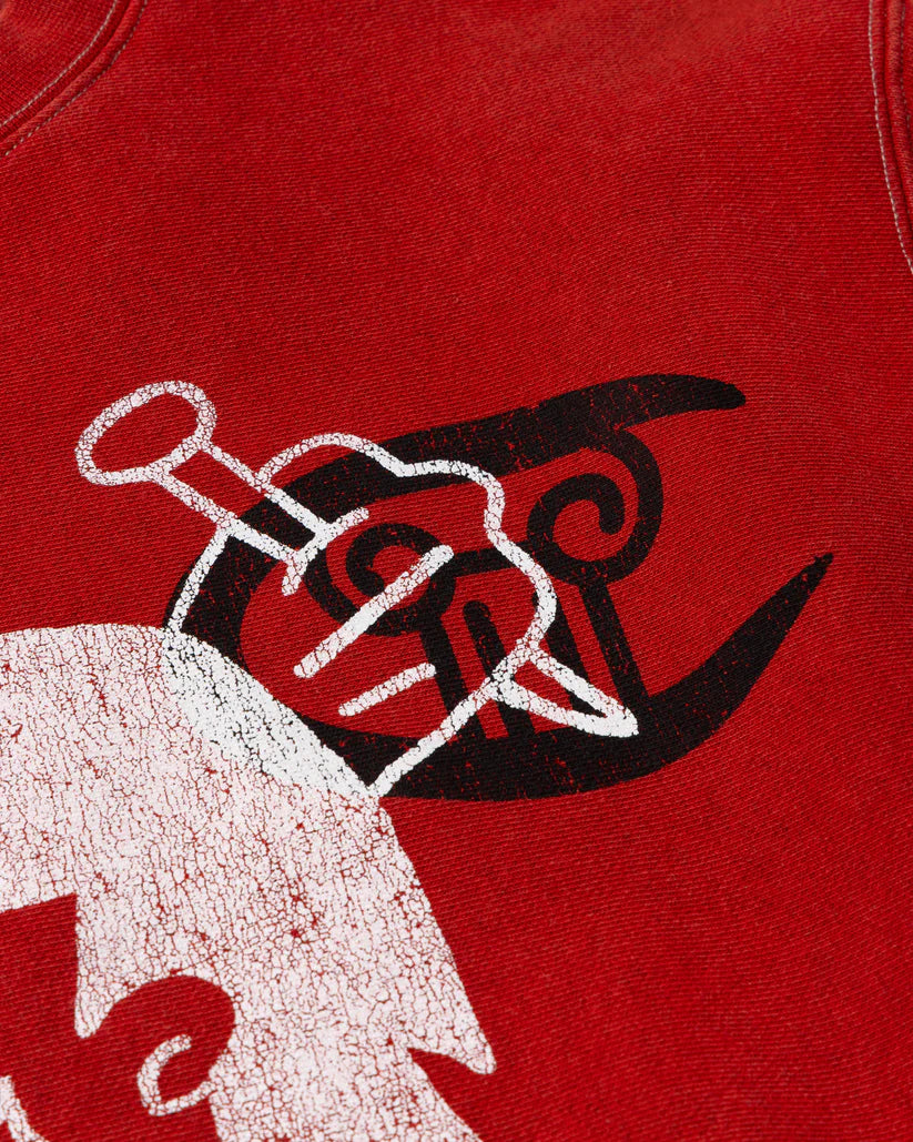 Aries x Champion Worry Sweat / red