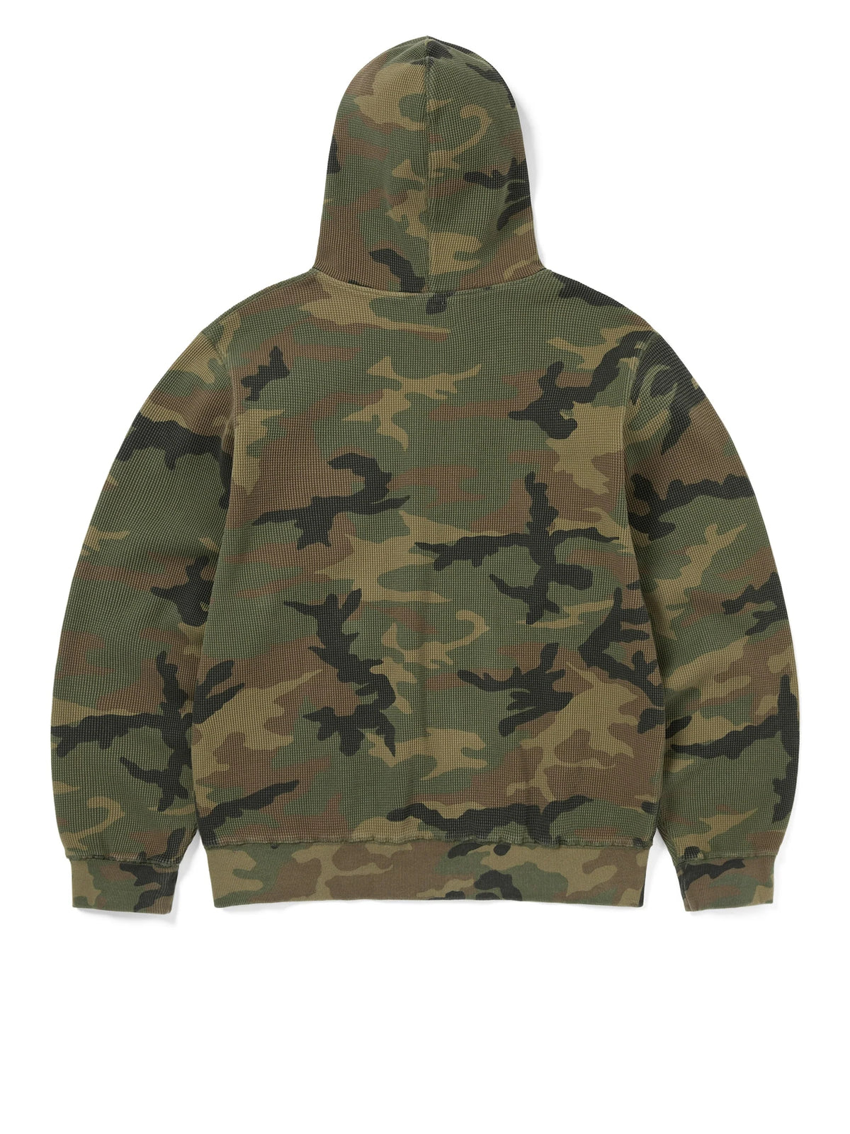 Camouflage Thermal Zip Up Hoodie Camo / thisisneverthat