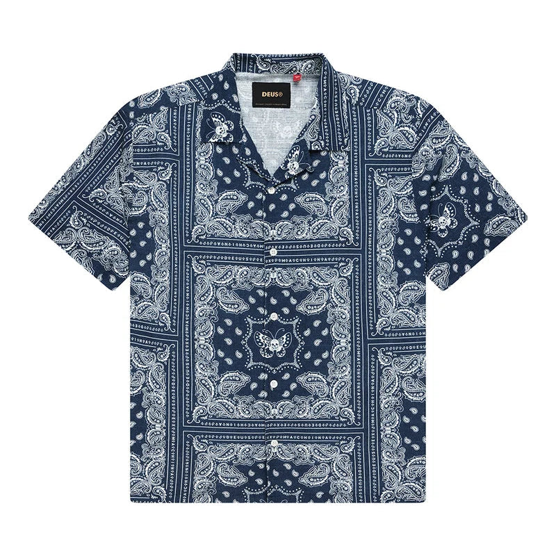 Bad Sign Shirt / deus 3ex machina / navy