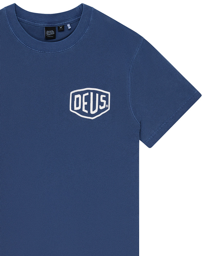 Shield Gd Tee / deus ex machina / Mechanic Blue