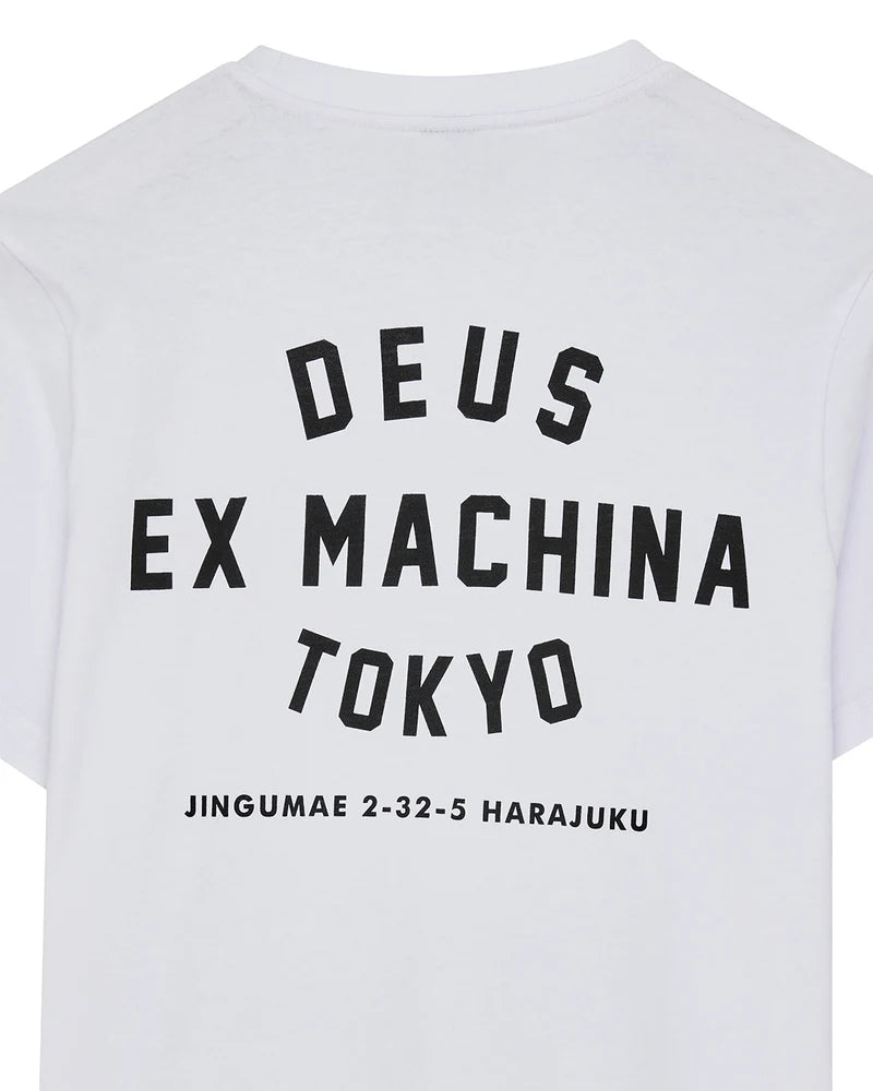 HARAJUKU HELMET TEE / deus ex machina / white