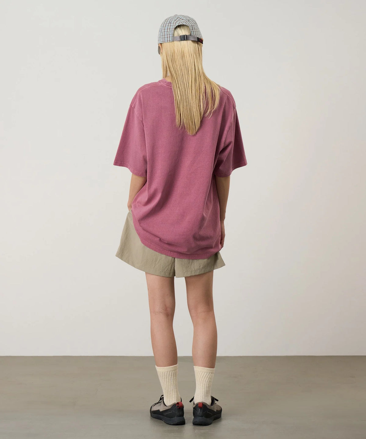 Gramicci Pigment Dyed One Point Tee / RED PIGMENT