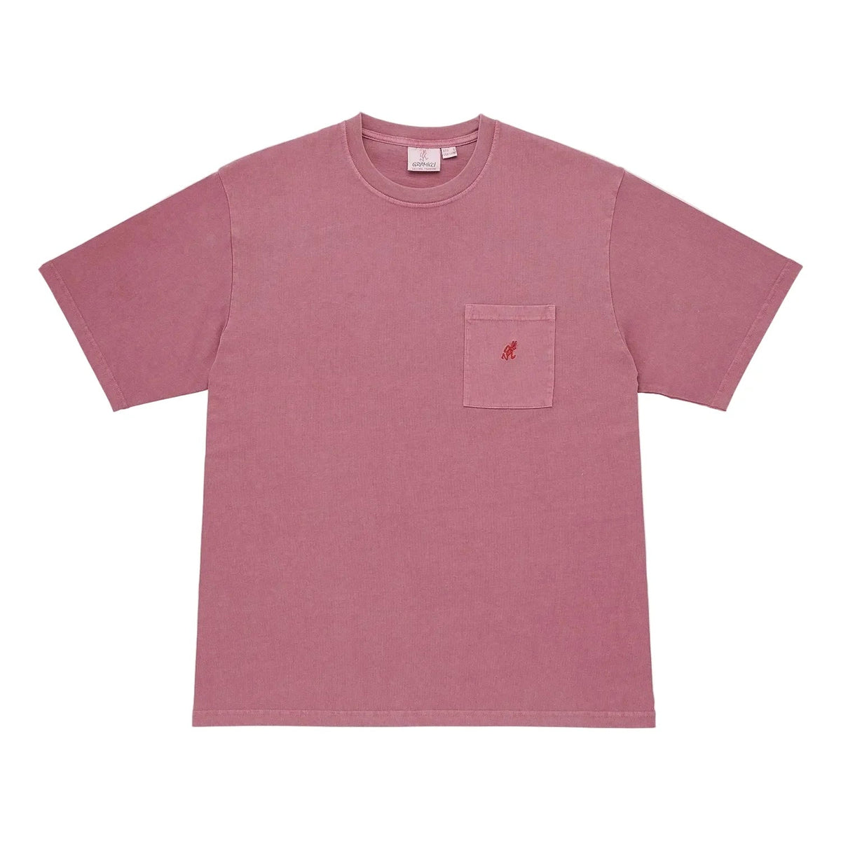 Gramicci Pigment Dyed One Point Tee / RED PIGMENT