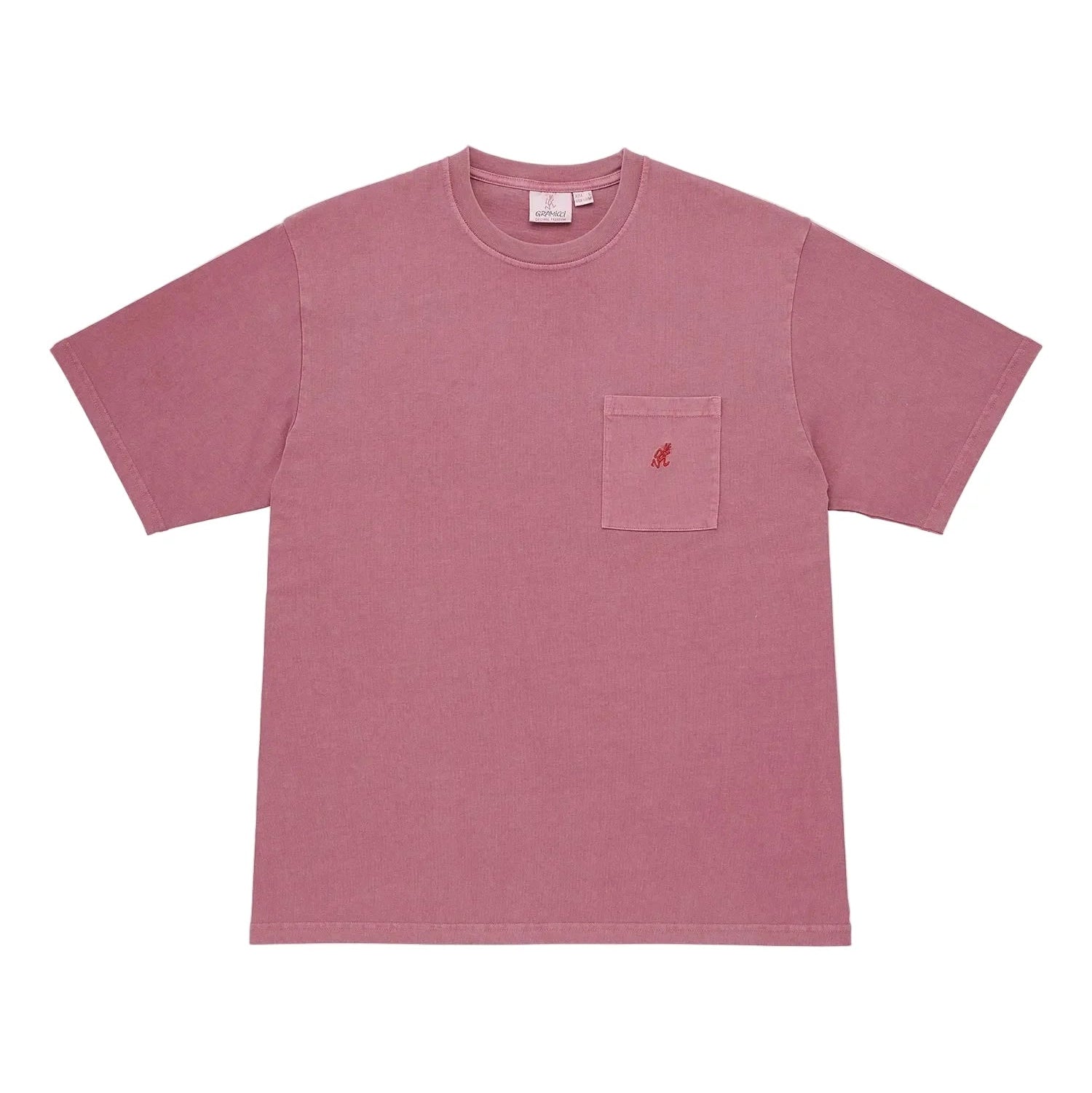 Gramicci Pigment Dyed One Point Tee / RED PIGMENT