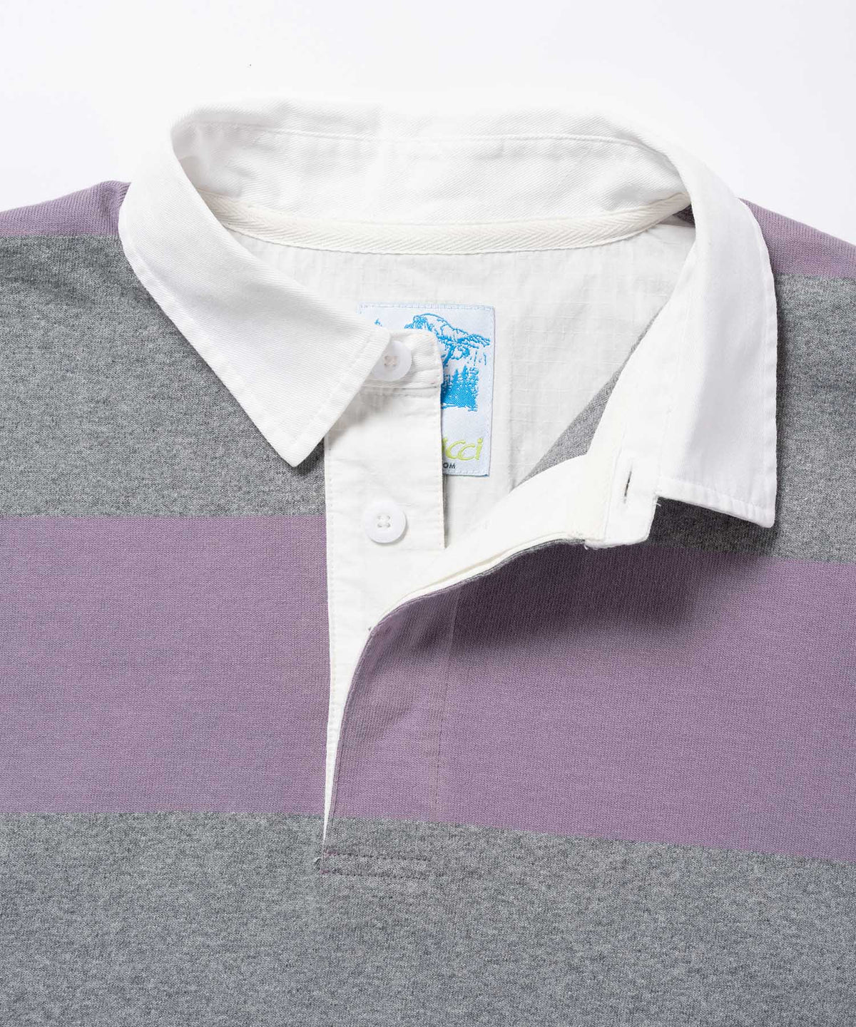 Gramicci Langdon Rugby Shirt / heather- purple