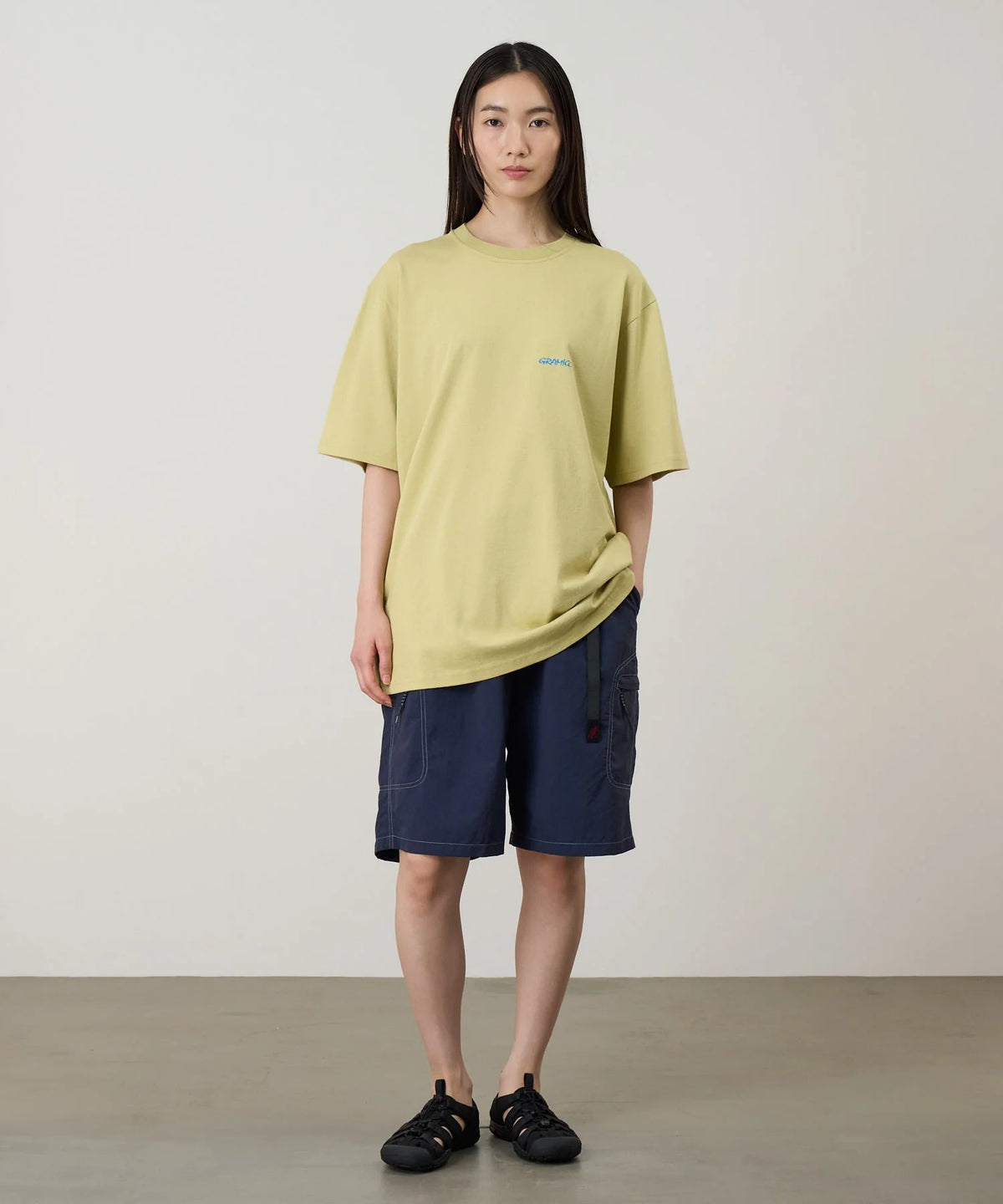 Gramicci Ice Sculpture Tee / lime