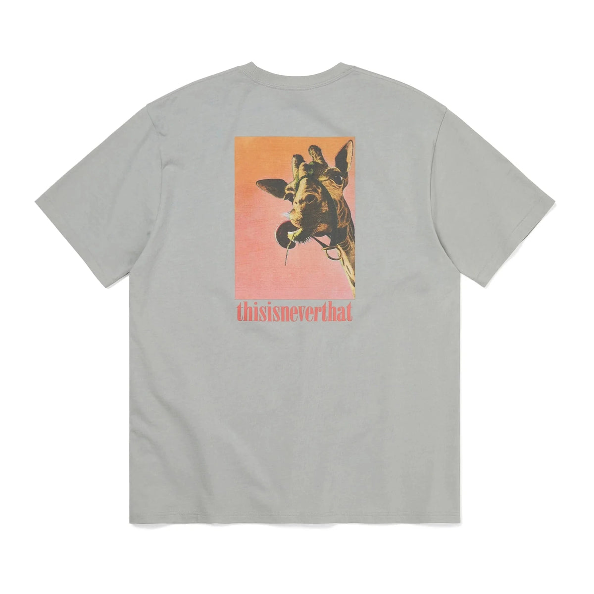 Giraffe Tee Grey / thisisneverthat