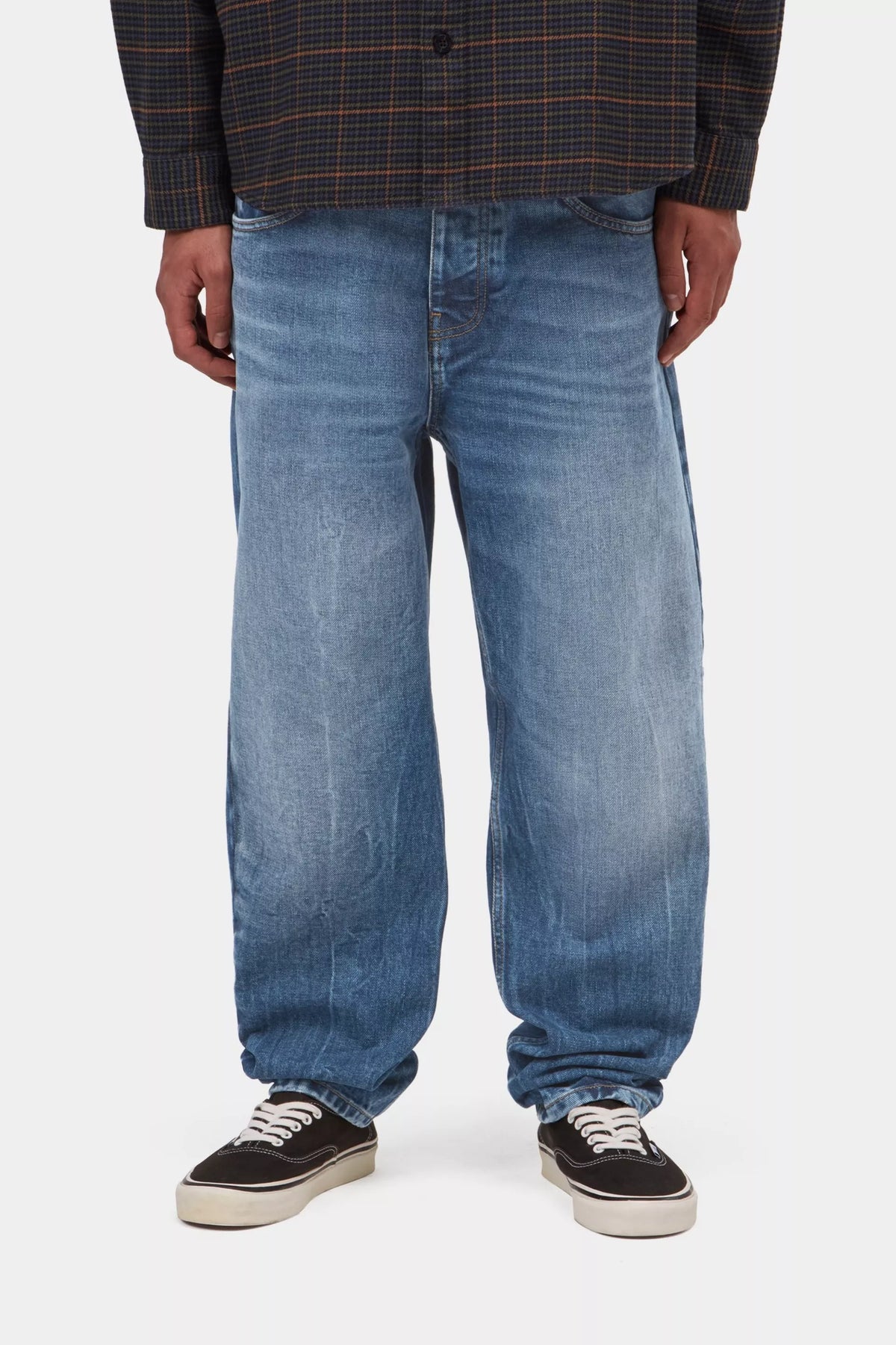 Newel Pant / carhartt wip / Blue, Marble used wash