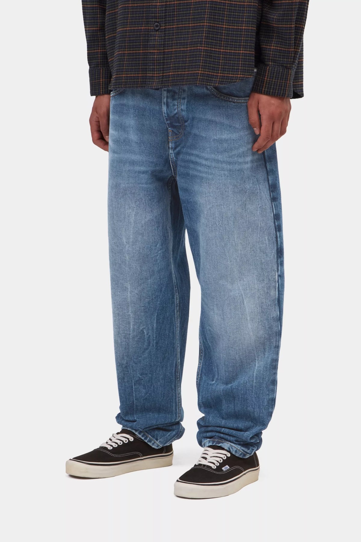 Newel Pant / carhartt wip / Blue, Marble used wash