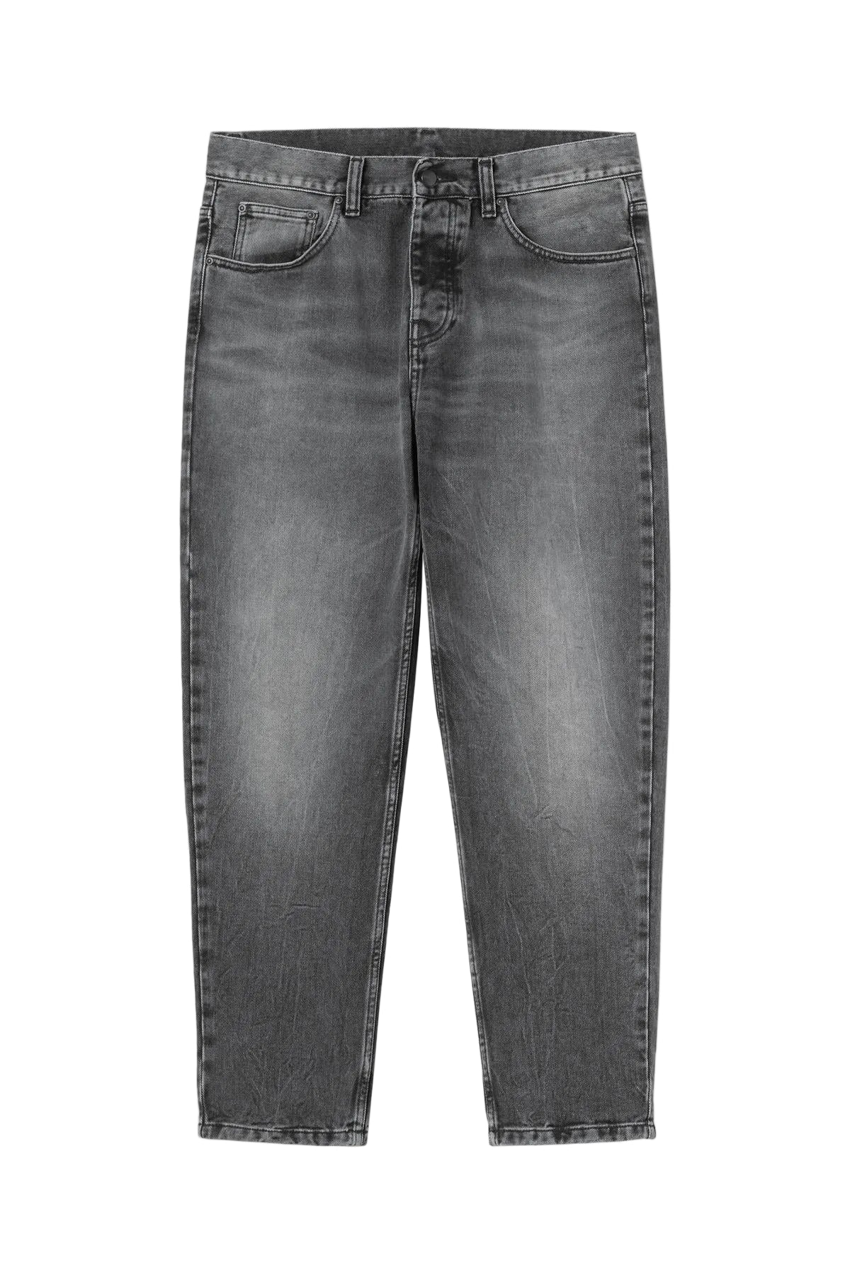Newel Pant / CARHARTT WIP / Black, marble used wash