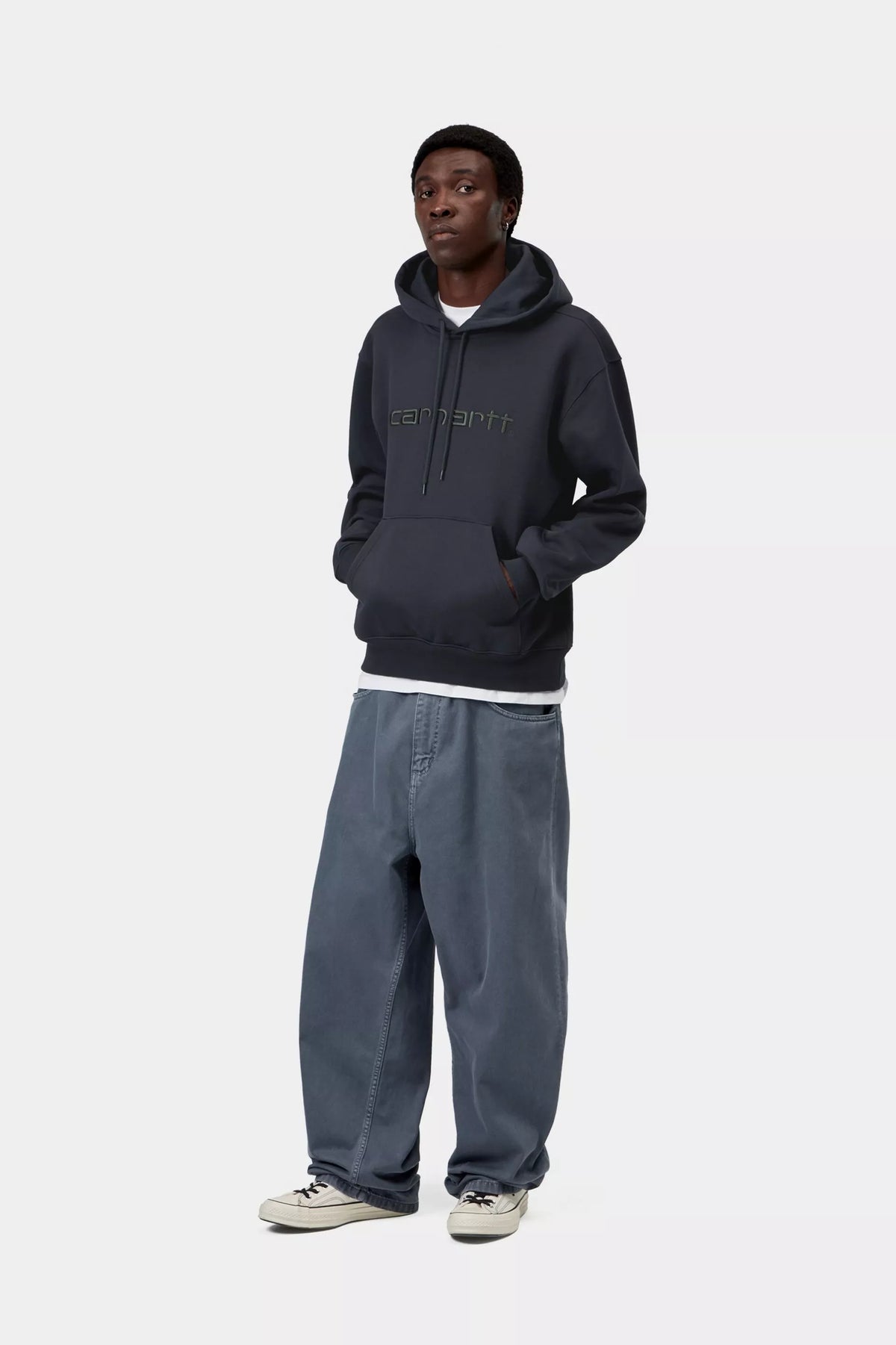 Hooded Carhartt Sweatshirt / carhartt wip / Dark Navy / Dark Scarab