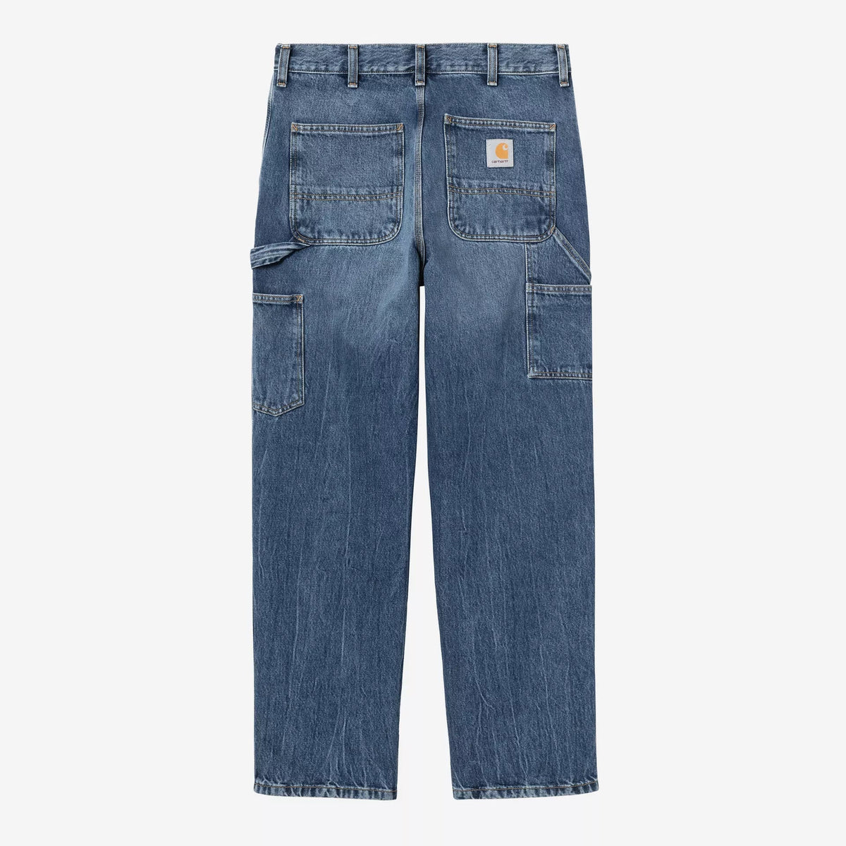 Single Knee Pant / carhartt wip / Blue, Marble used wash