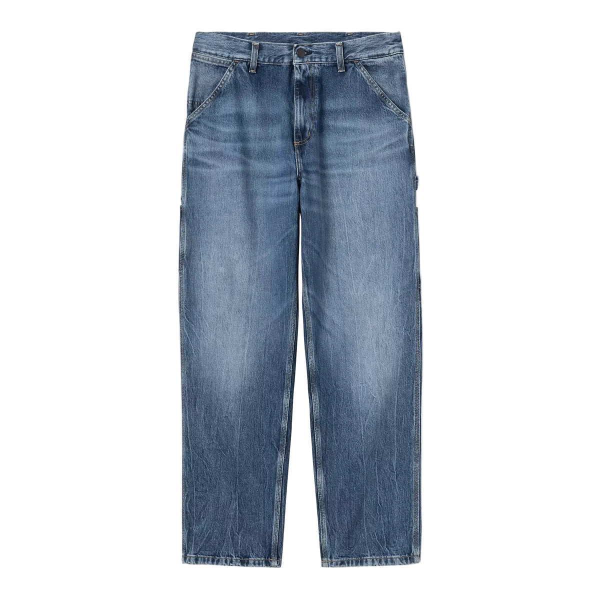 Single Knee Pant / carhartt wip / Blue, Marble used wash
