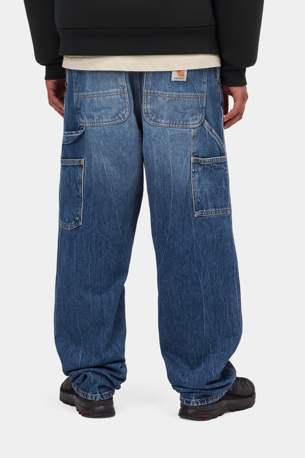 Double Knee Pant / CARHARTT WIP / Blue marble used wash