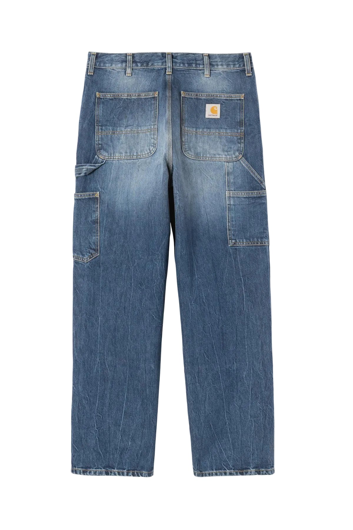 Double Knee Pant / CARHARTT WIP / Blue marble used wash
