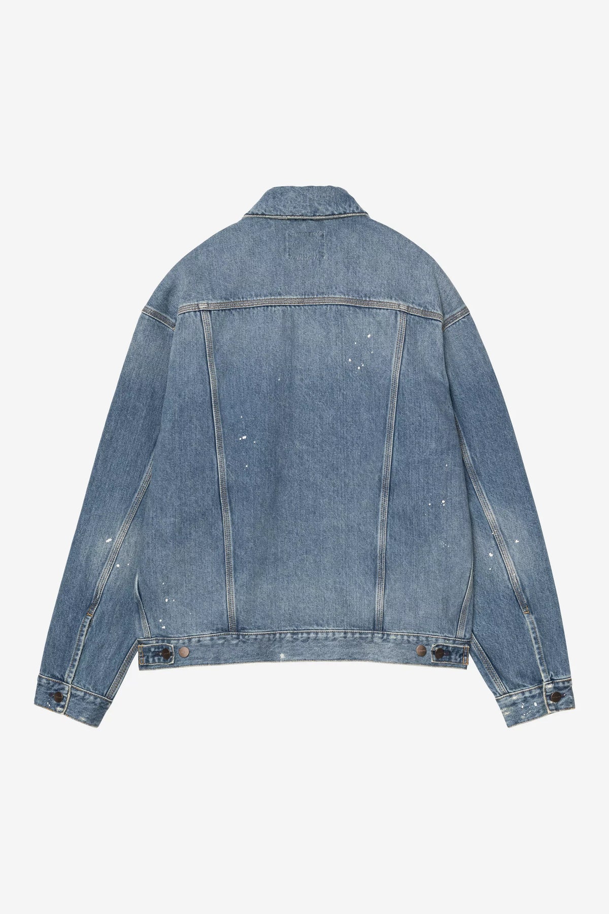 Helston Jacket / carhartt wip / Blue, Destroy wash, splatter
