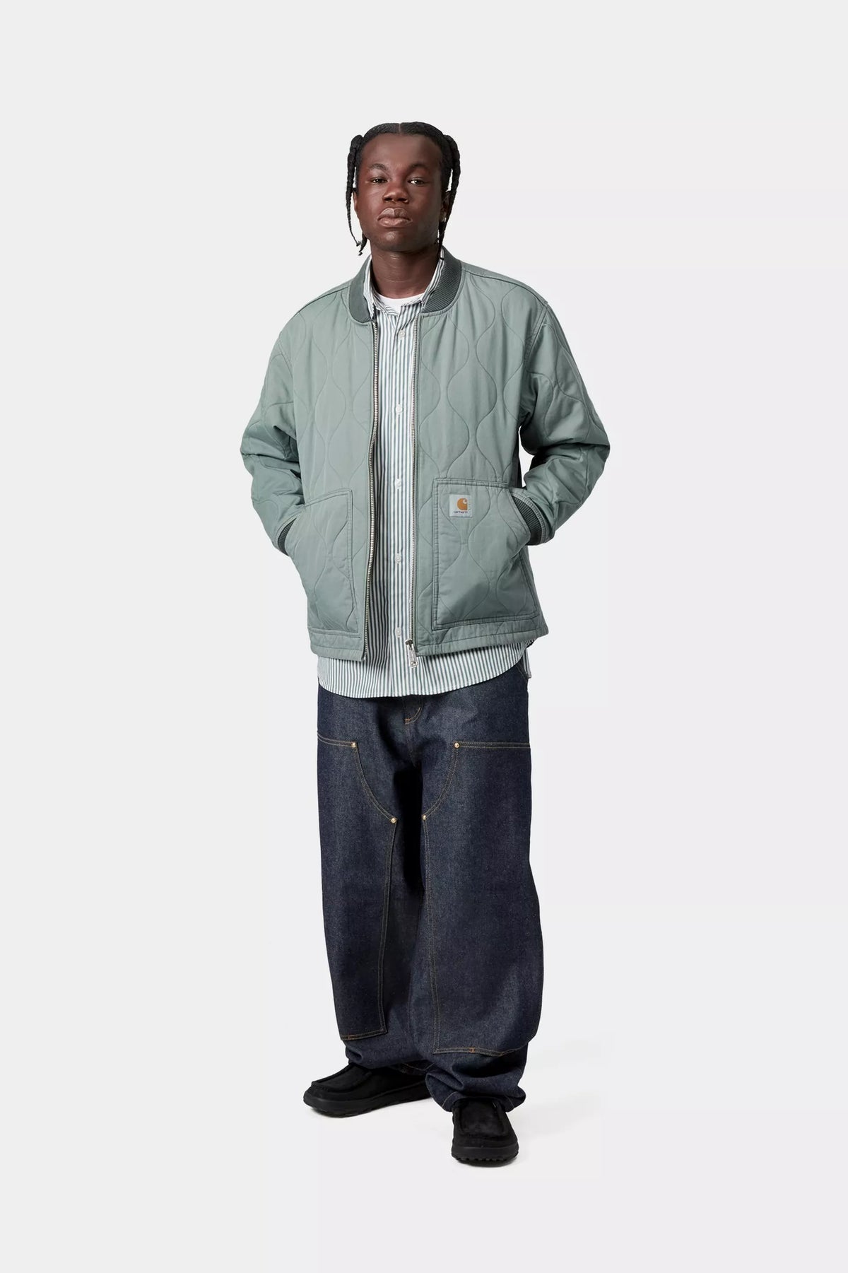 Kylan Liner  / carhartt wip /  velvet green