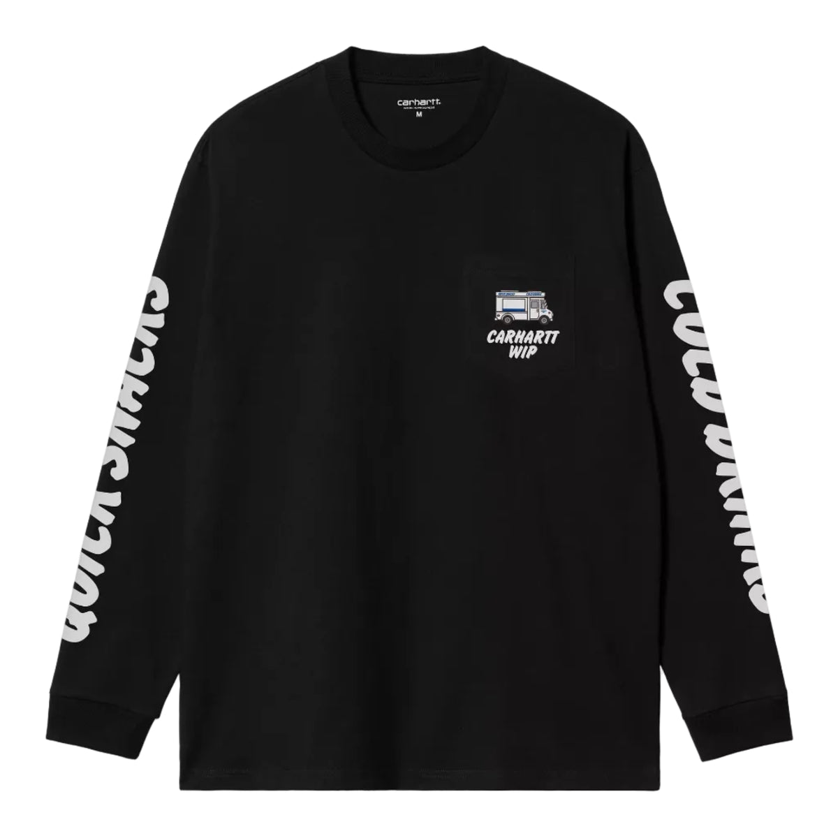 L/S Cold Drinks T-Shirt / CARHARTT WIP / BLACK