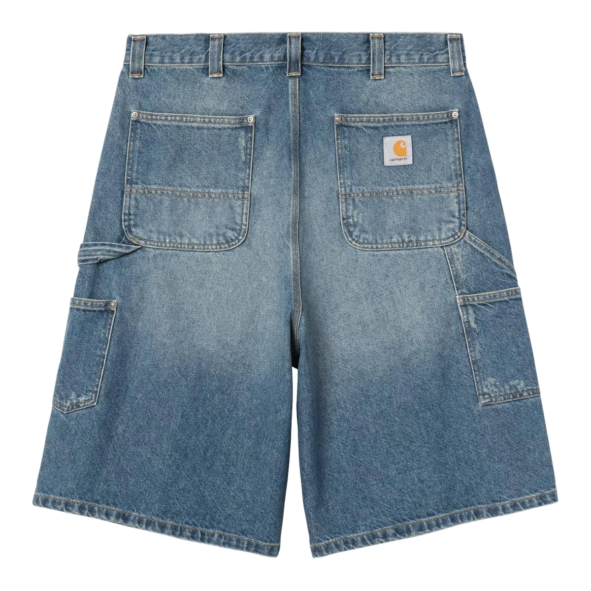 OG Aden Double Knee Short / CARHARTT WIP / Blue Grind wash