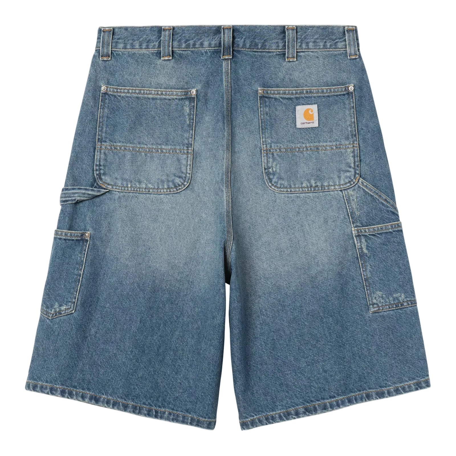 OG Aden Double Knee Short / CARHARTT WIP / Blue Grind wash