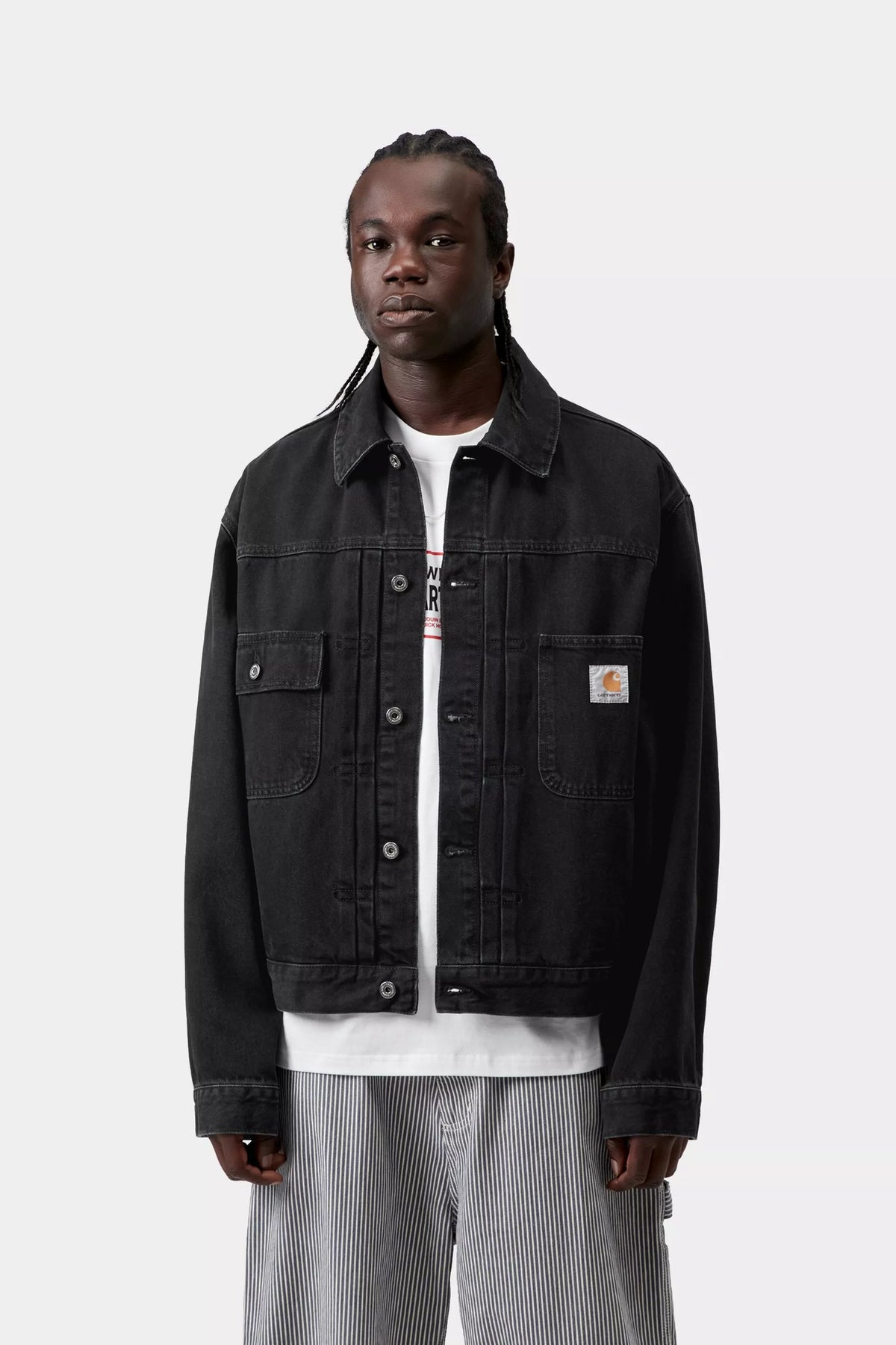 Belmar Jacket / carhartt wip / black stone wash