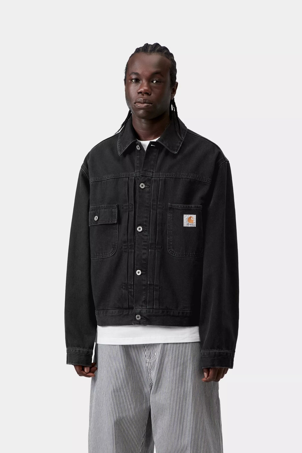 Belmar Jacket / carhartt wip / black stone wash