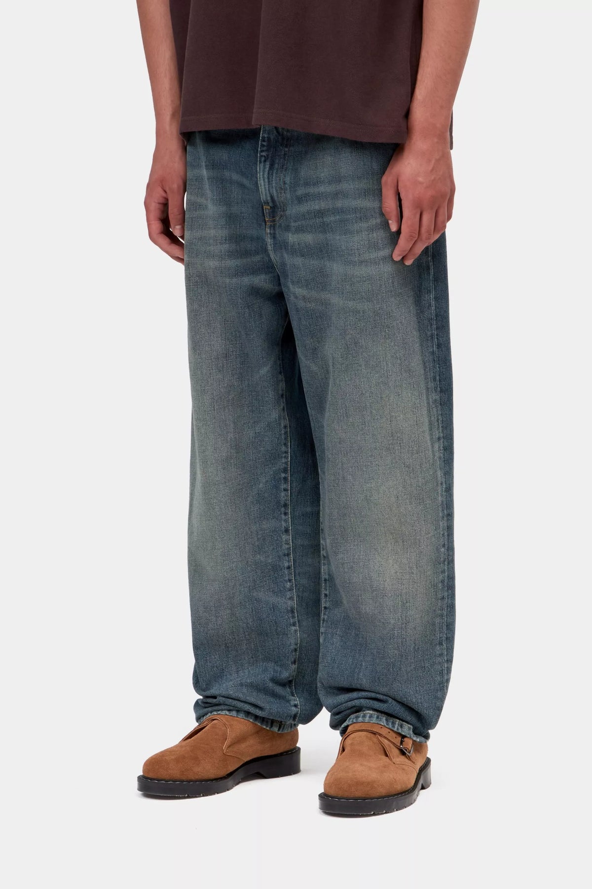 Aaron Pant/ carhartt wip / blue worn used
