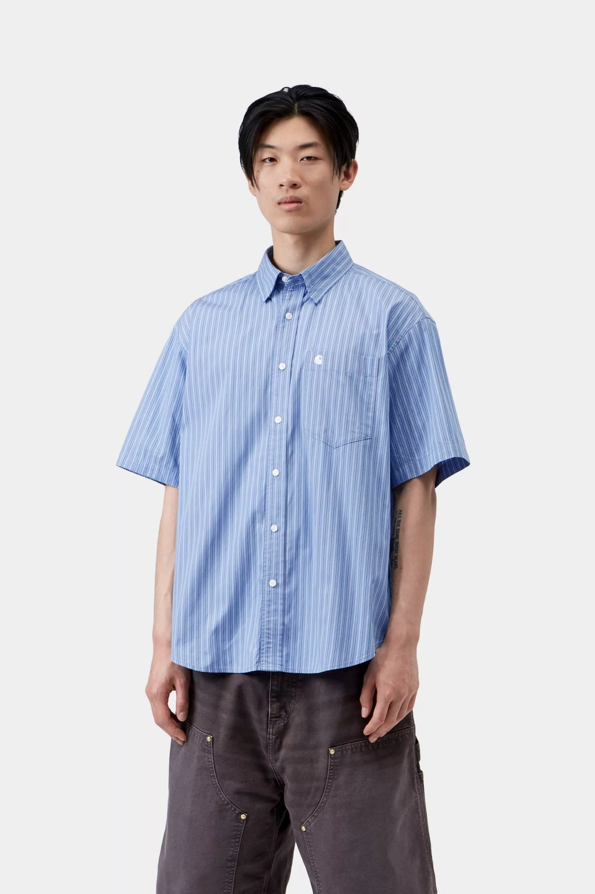 S/S Keene Shirt / carhartt wip / Keene Stripe, Curacao