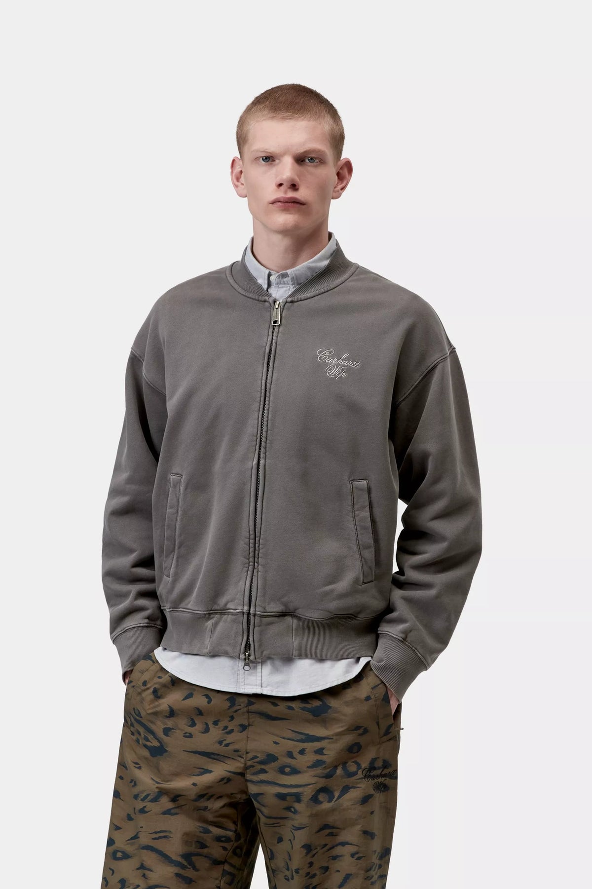 Longhand Bomber / carhartt wip / carbon