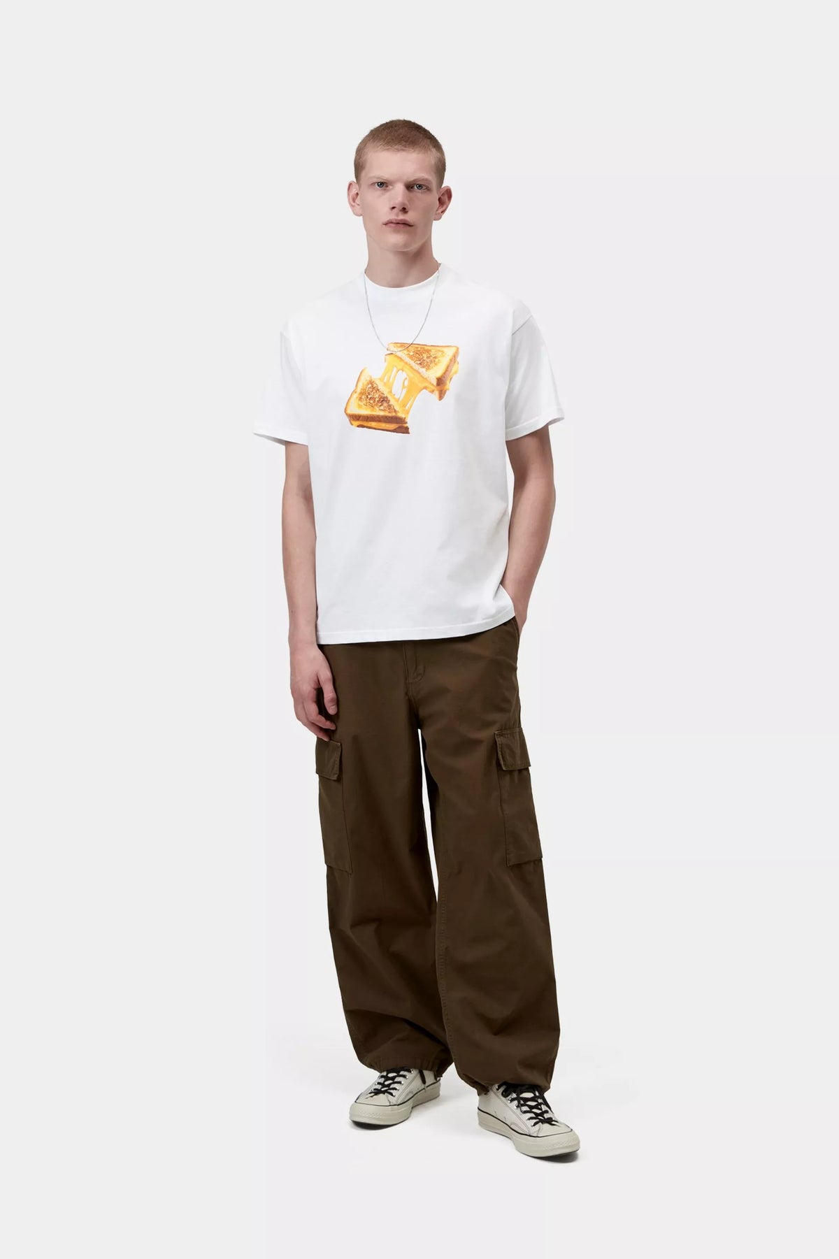 S/S Cheese Toast T-Shirt / carhartt wip / white