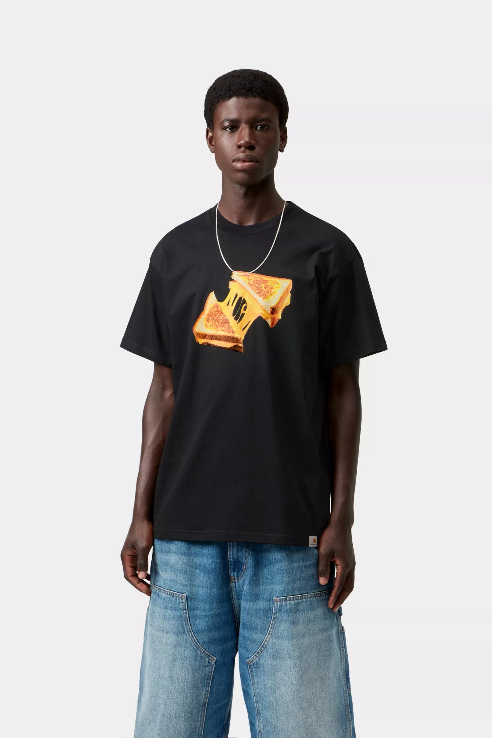 S/S Cheese Toast T-Shirt / carhartt wip / black