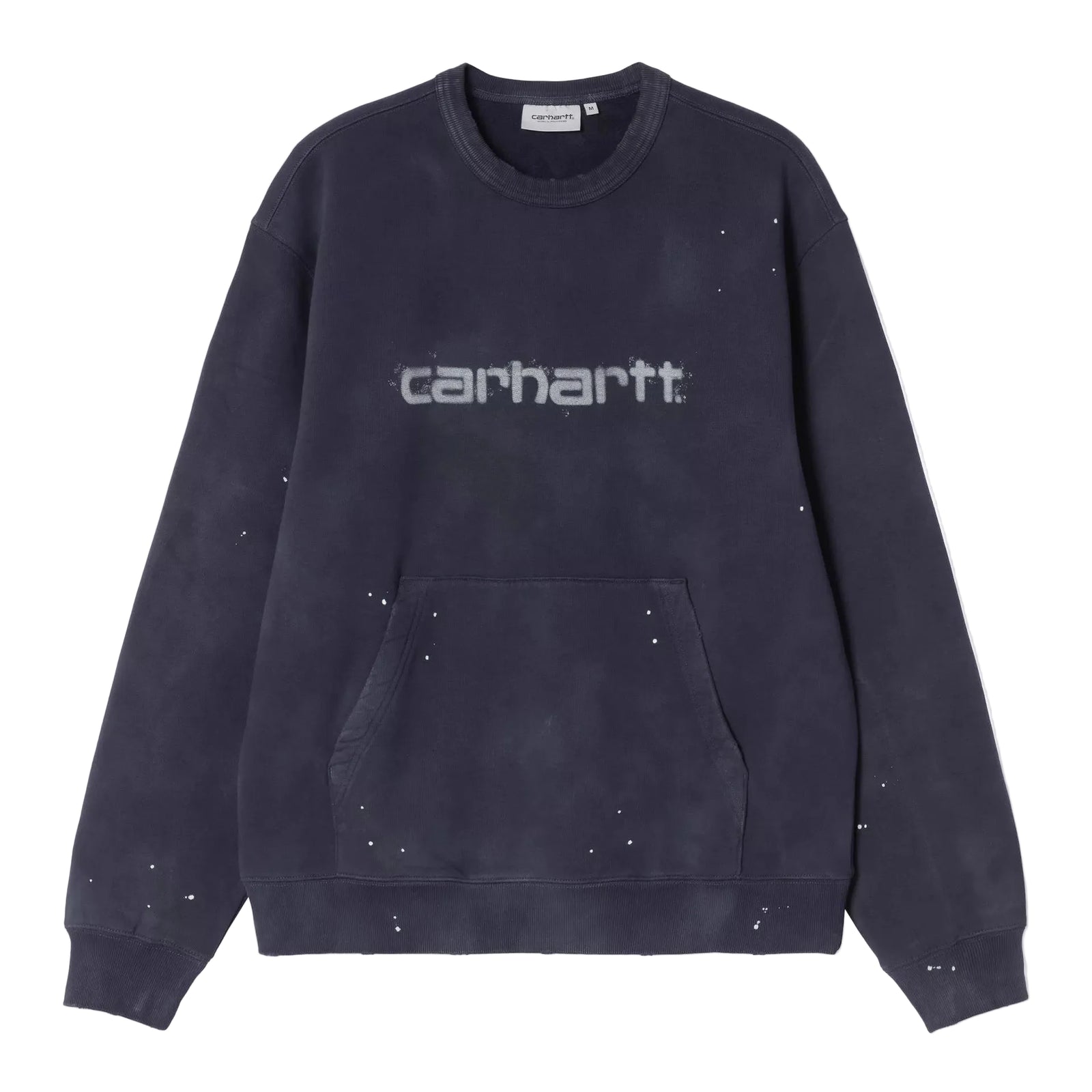 Painter Sweatshirt / carhartt wip / Dark Navy, Destroy wash, splatter