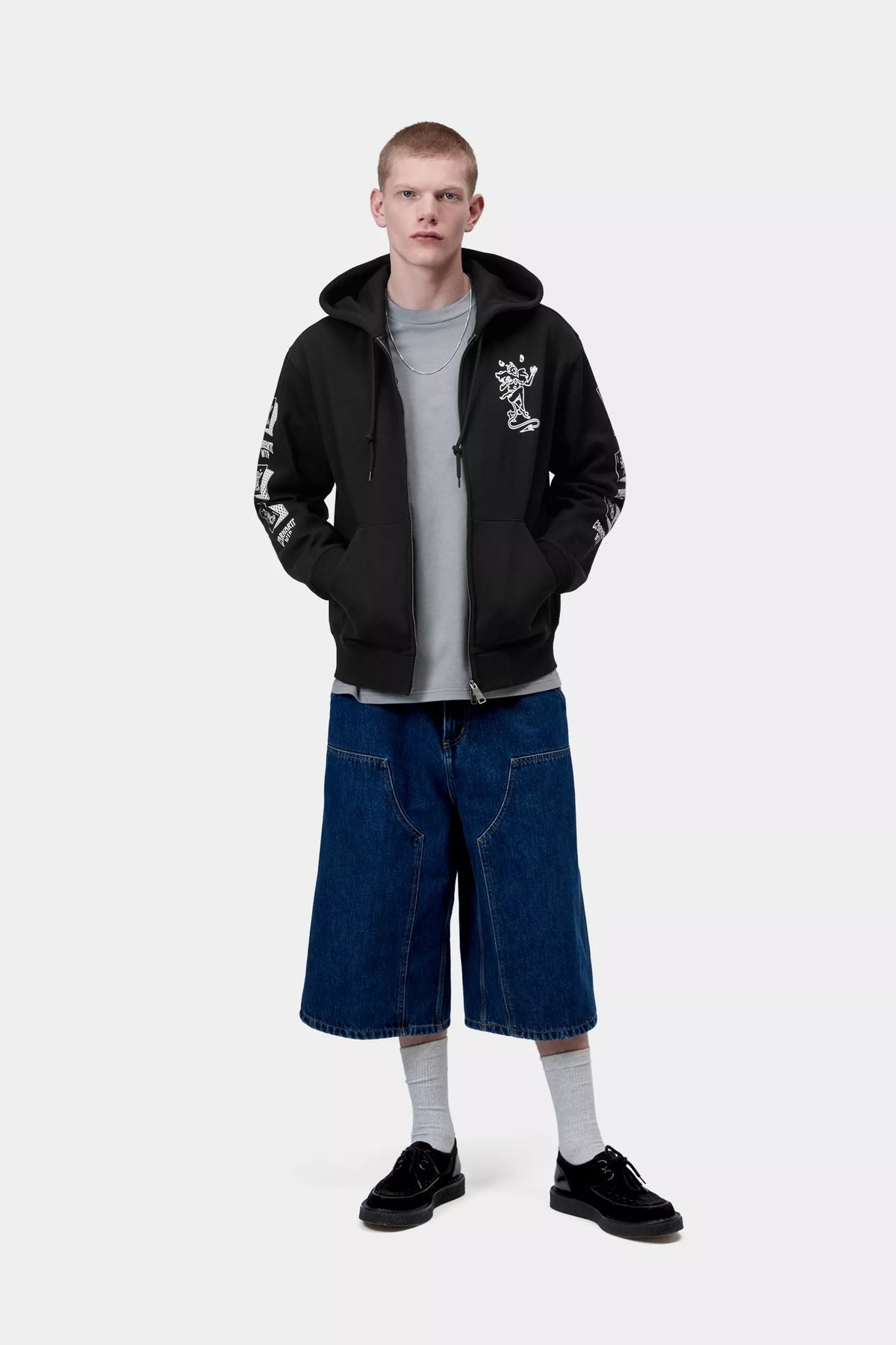 Hooded Playing Cards Jacket / CARHARTT WIP / BLACK