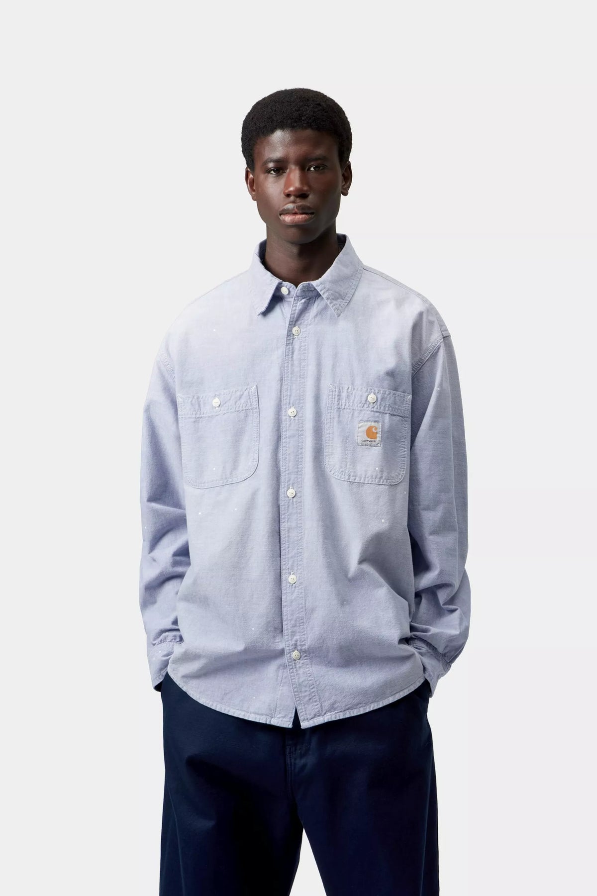 L/S Painter Shirt / carhartt wip / Blue, Worn used, splatter