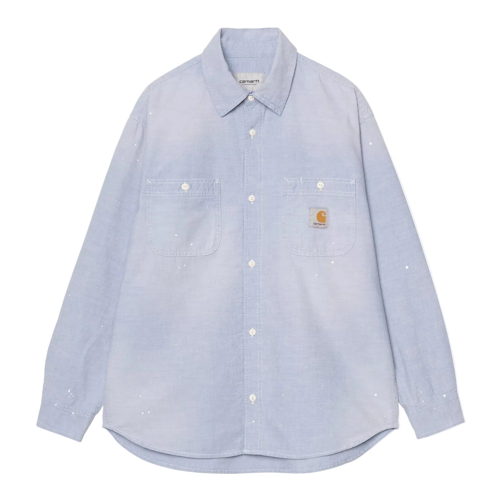 L/S Painter Shirt / carhartt wip / Blue, Worn used, splatter