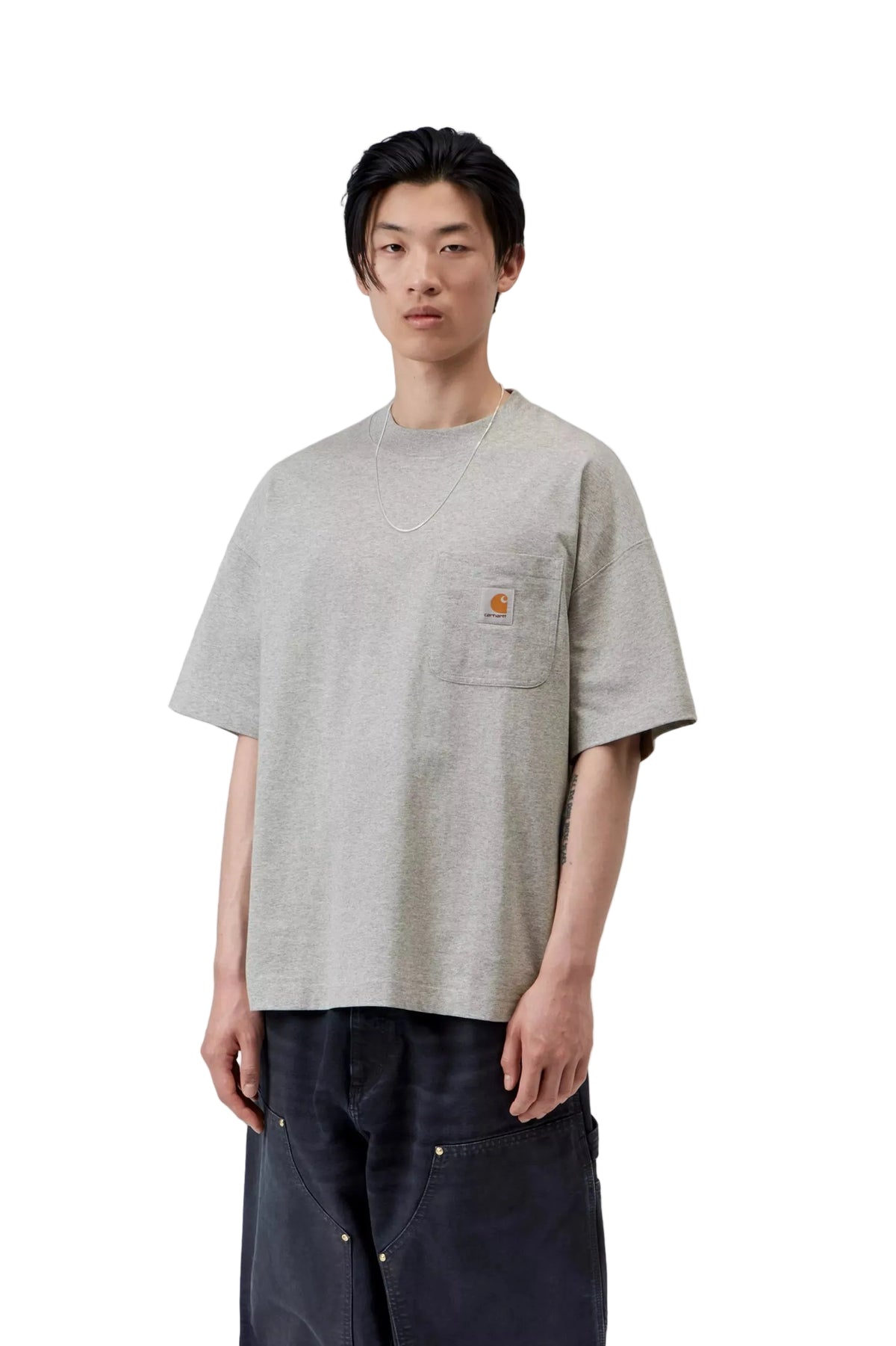 S/S Work Pocket T-Shirt / carhartt wip / Grey Heather